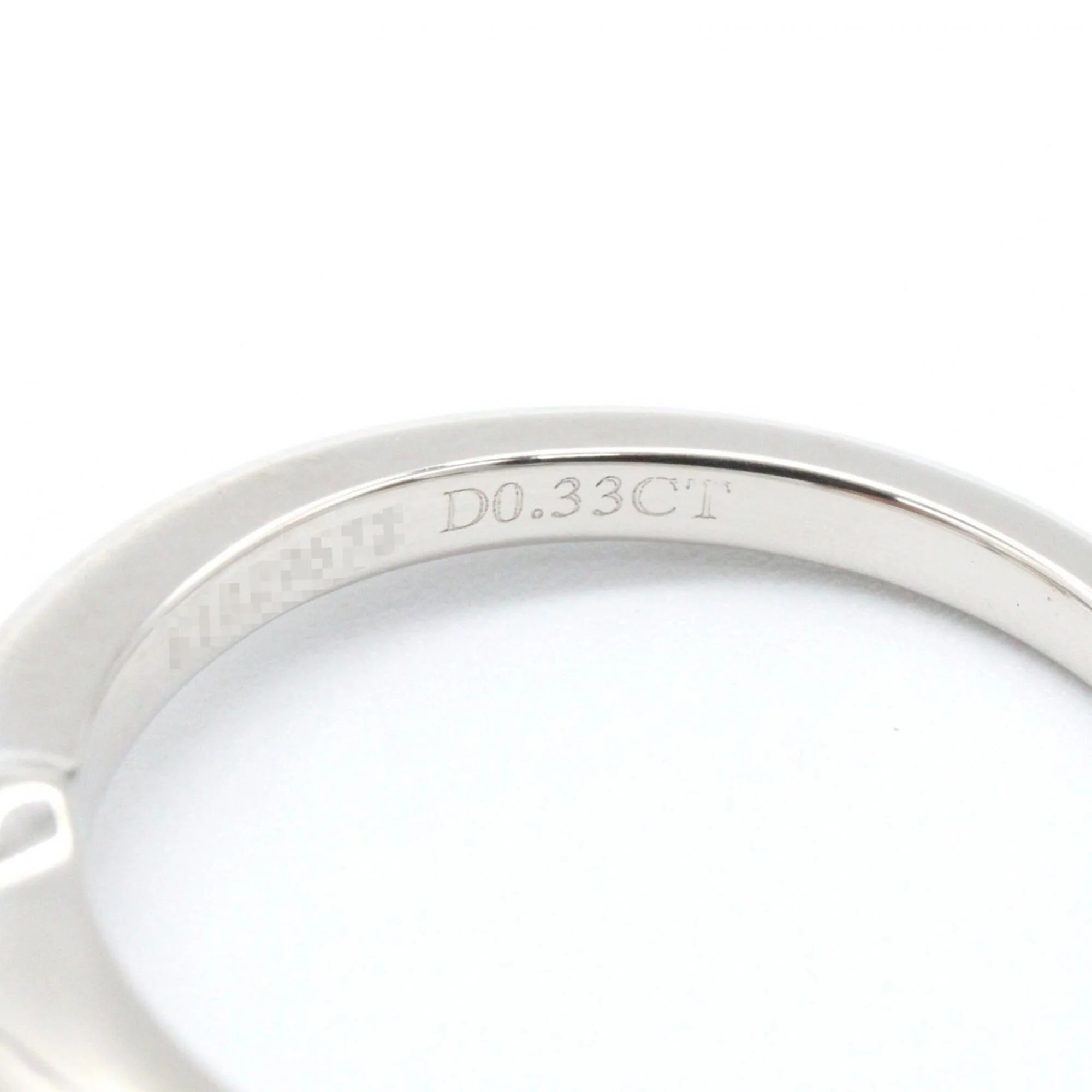 Square Princess Ring Platinum with Diamond - Image 5
