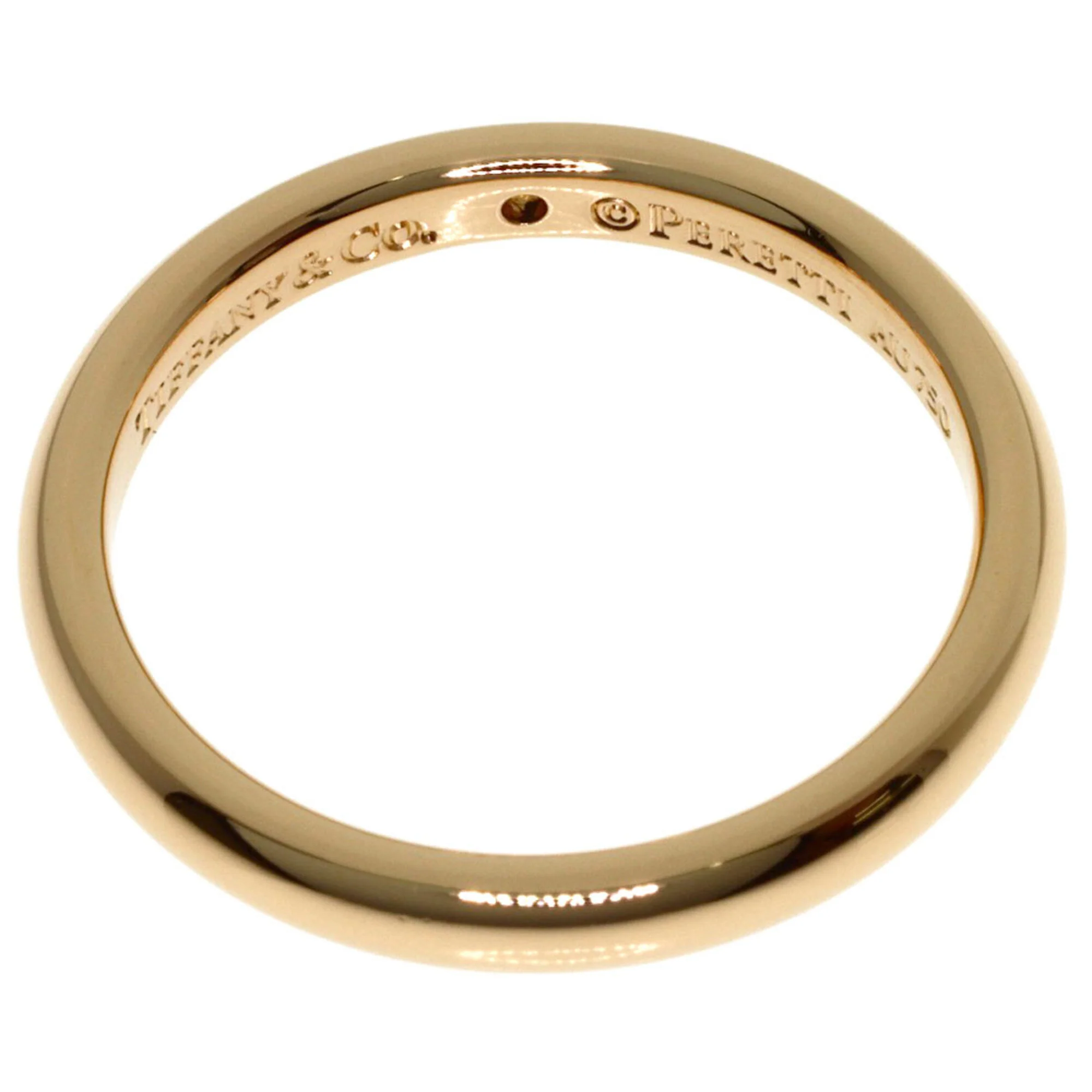 Stacking Band Ring 18K Rose Gold with Diamond - Image 4
