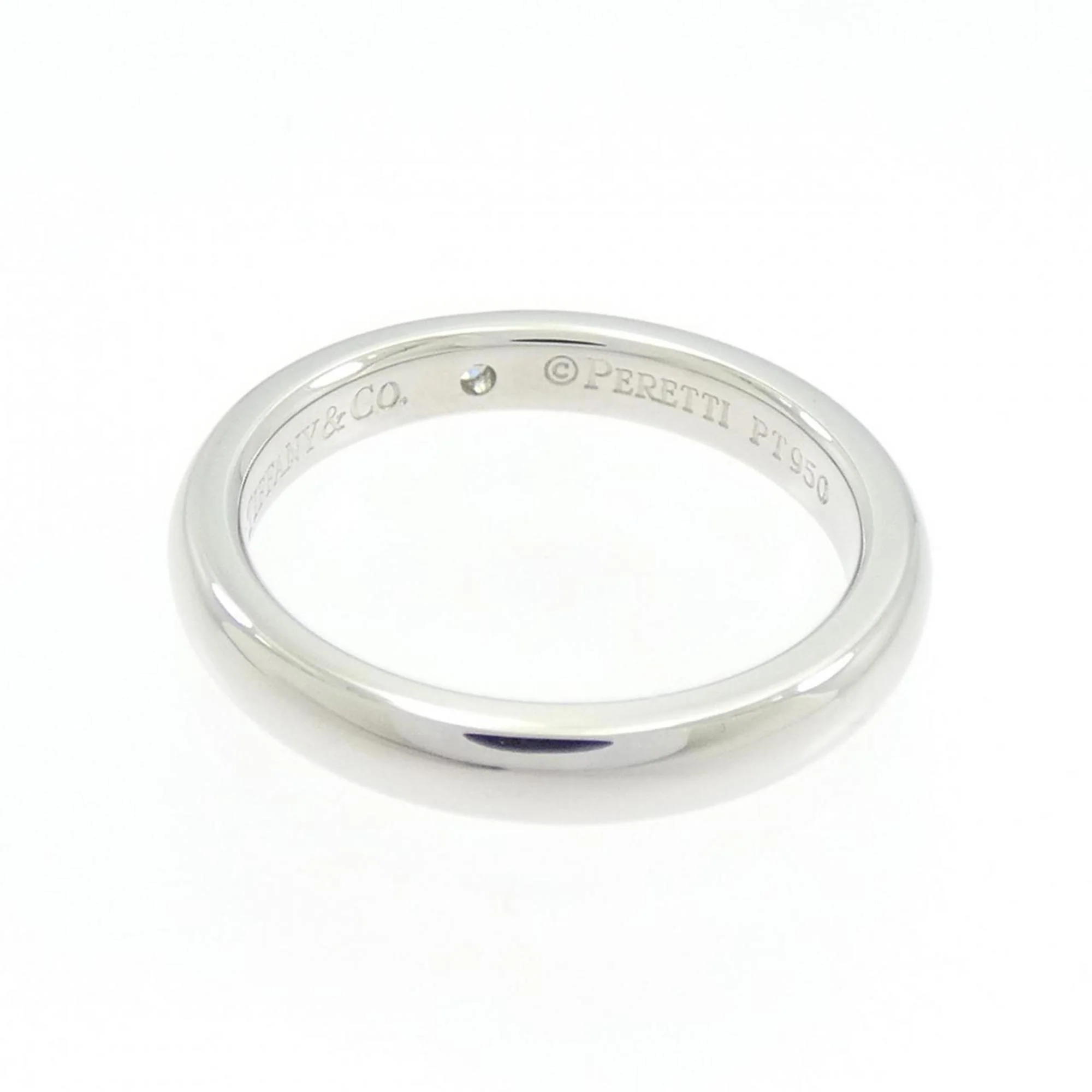 Stacking Ring Platinum with Diamond - Image 3