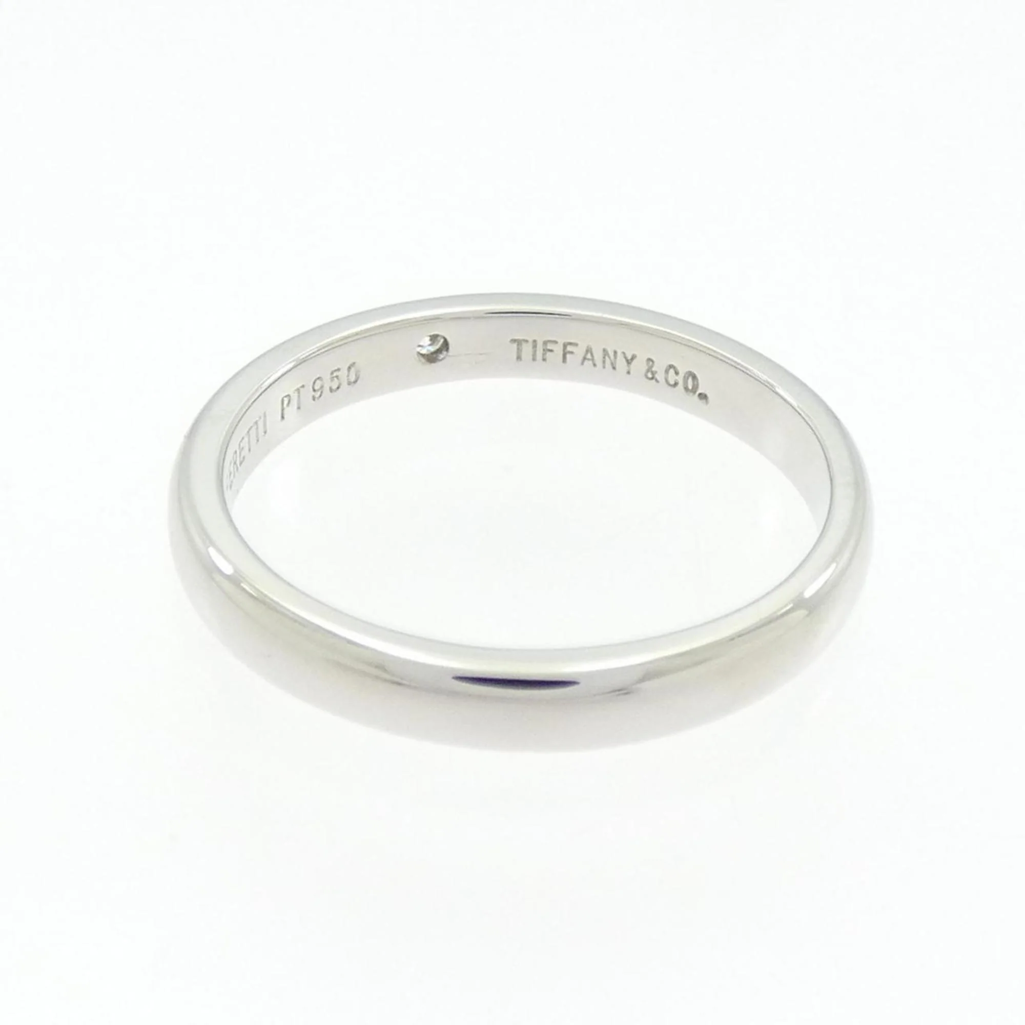 Stacking Ring Platinum with Diamond - Image 3