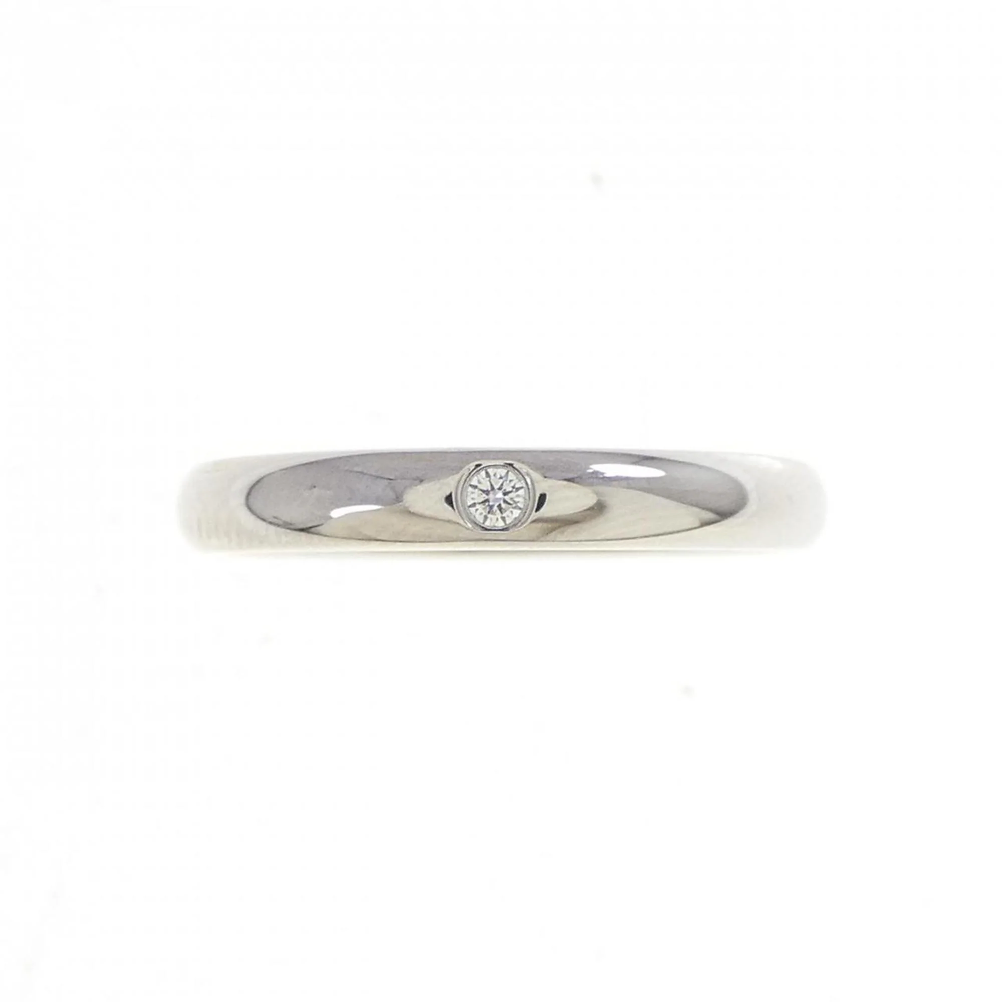 Stacking Ring Platinum with Diamond - Image 2