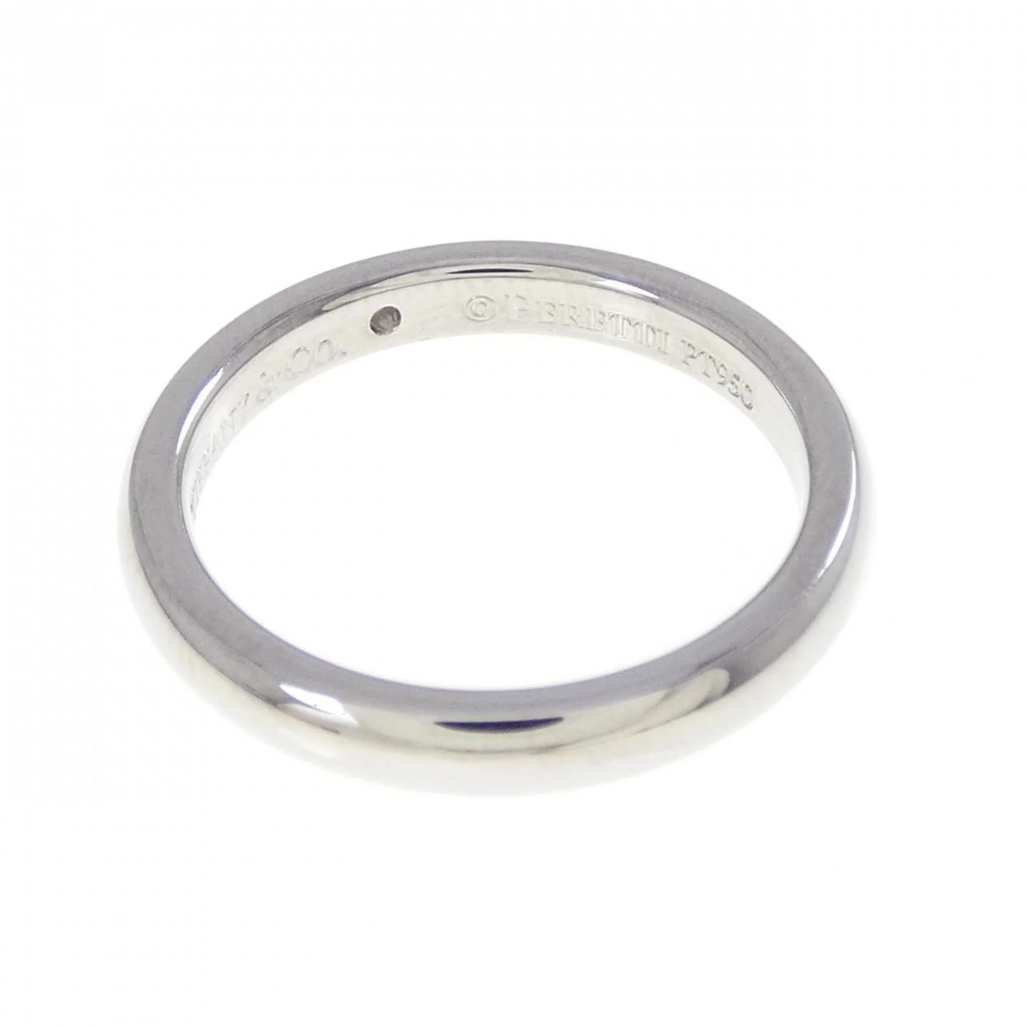 Stacking Ring Platinum with Diamond - Image 3