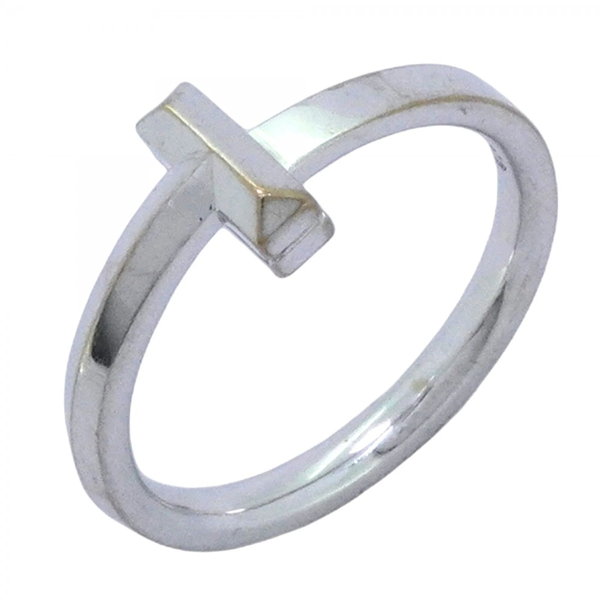 T One Ring 18K White Gold