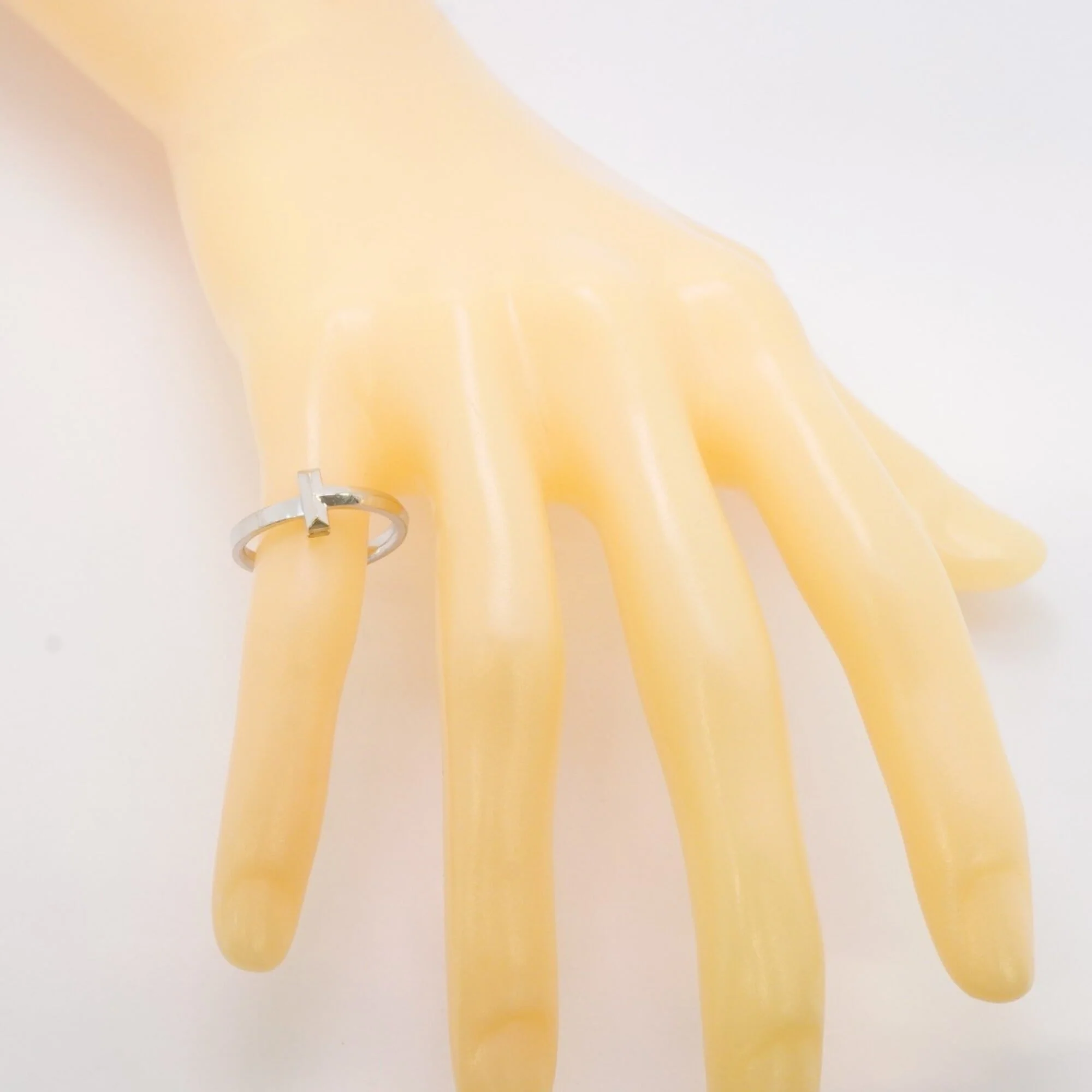 T One Ring 18K White Gold - Image 6