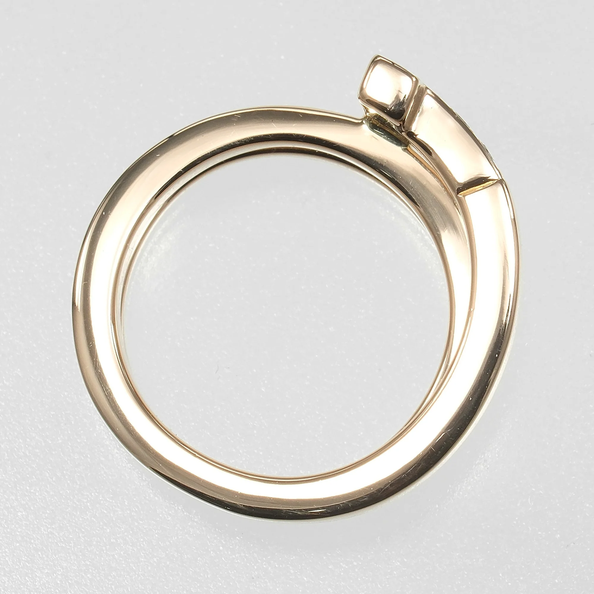 T-Square Ring 18K Rose Gold and Diamond - Image 8