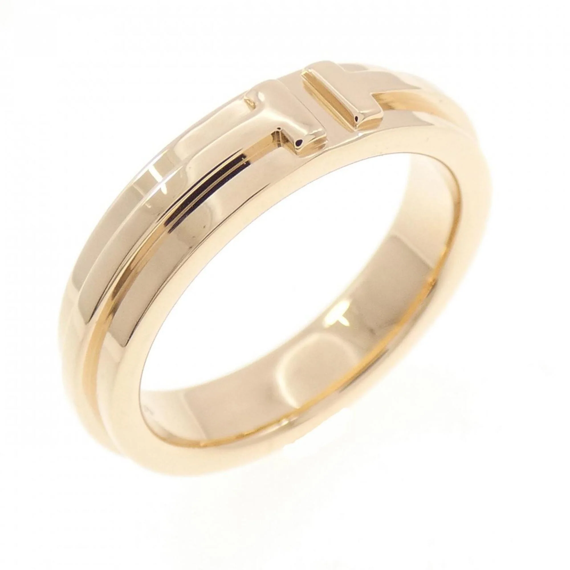 T Two Narrow Ring 18K Rose Gold