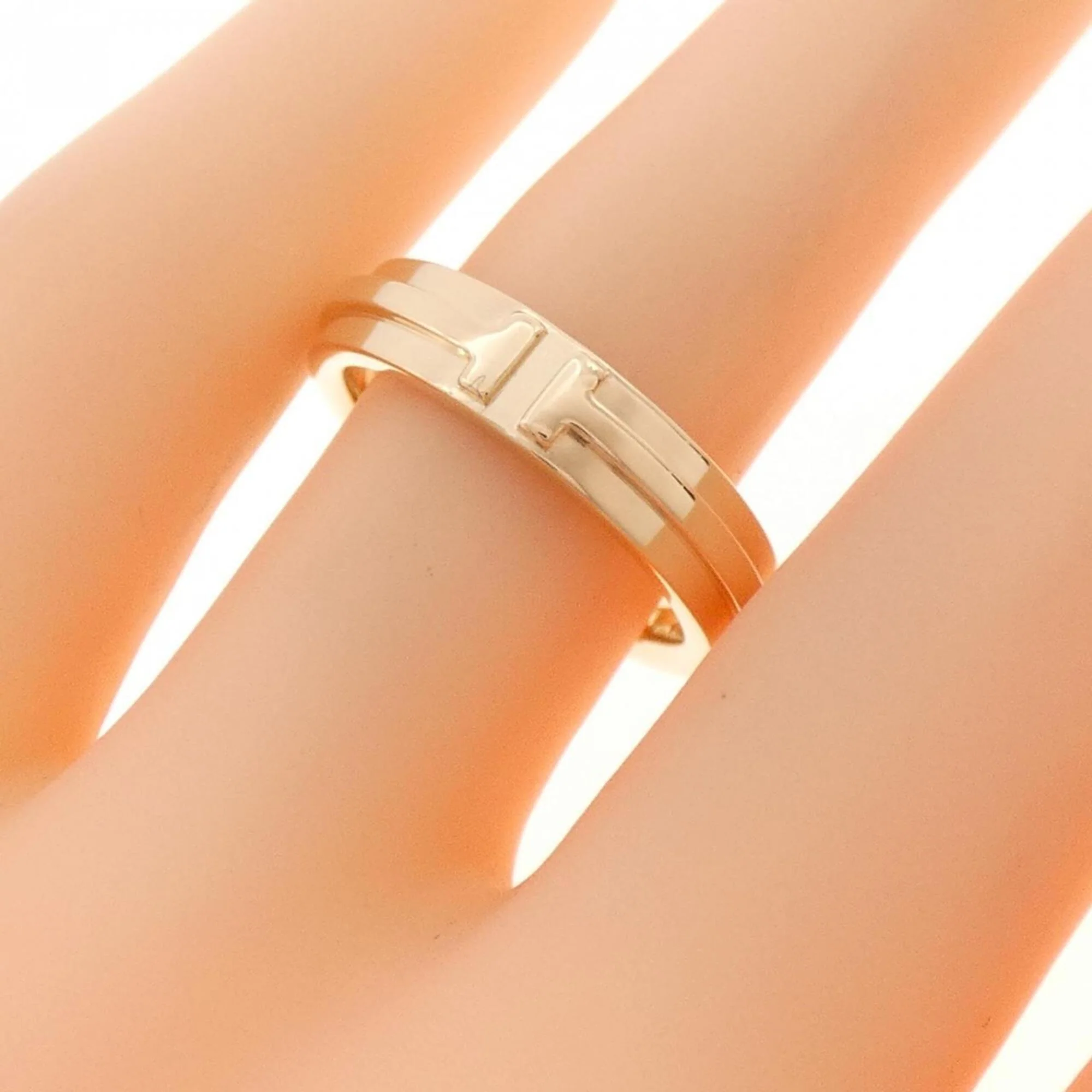 T Two Narrow Ring 18K Rose Gold - Image 5