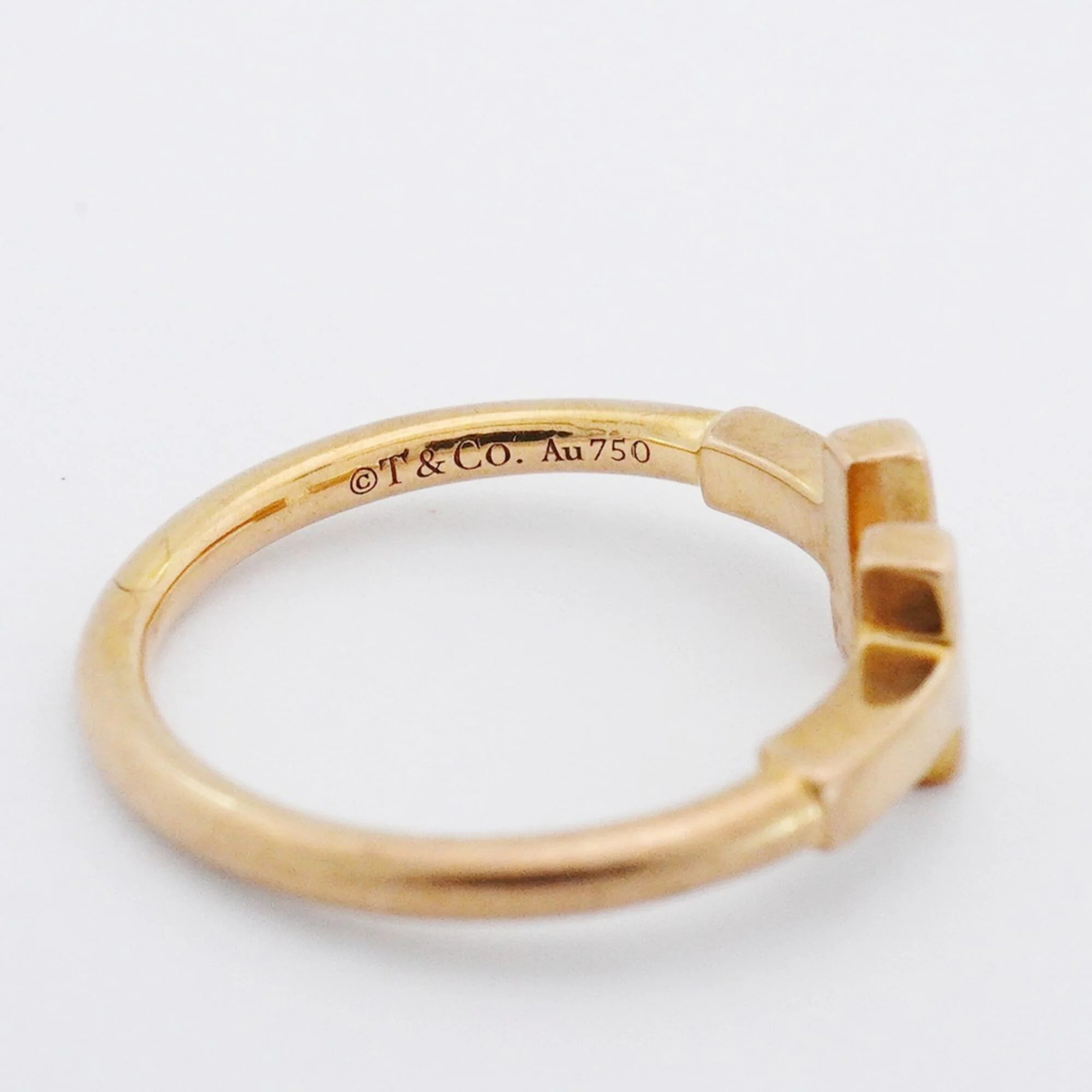 T Wire Ring 18K Rose Gold - Image 4