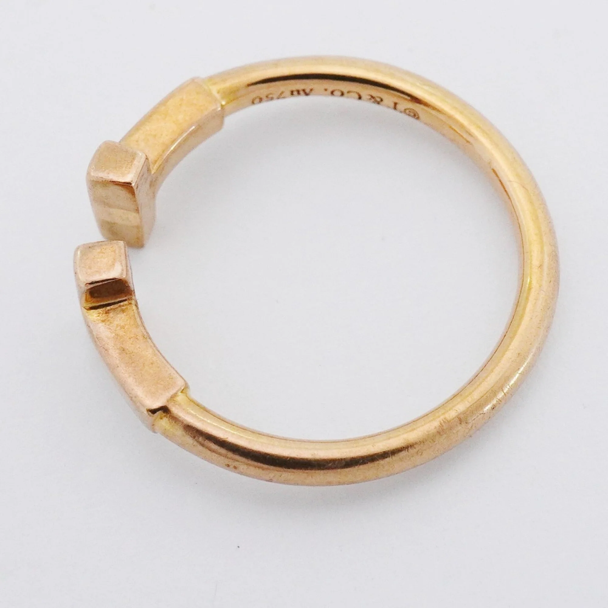 T Wire Ring 18K Rose Gold - Image 7