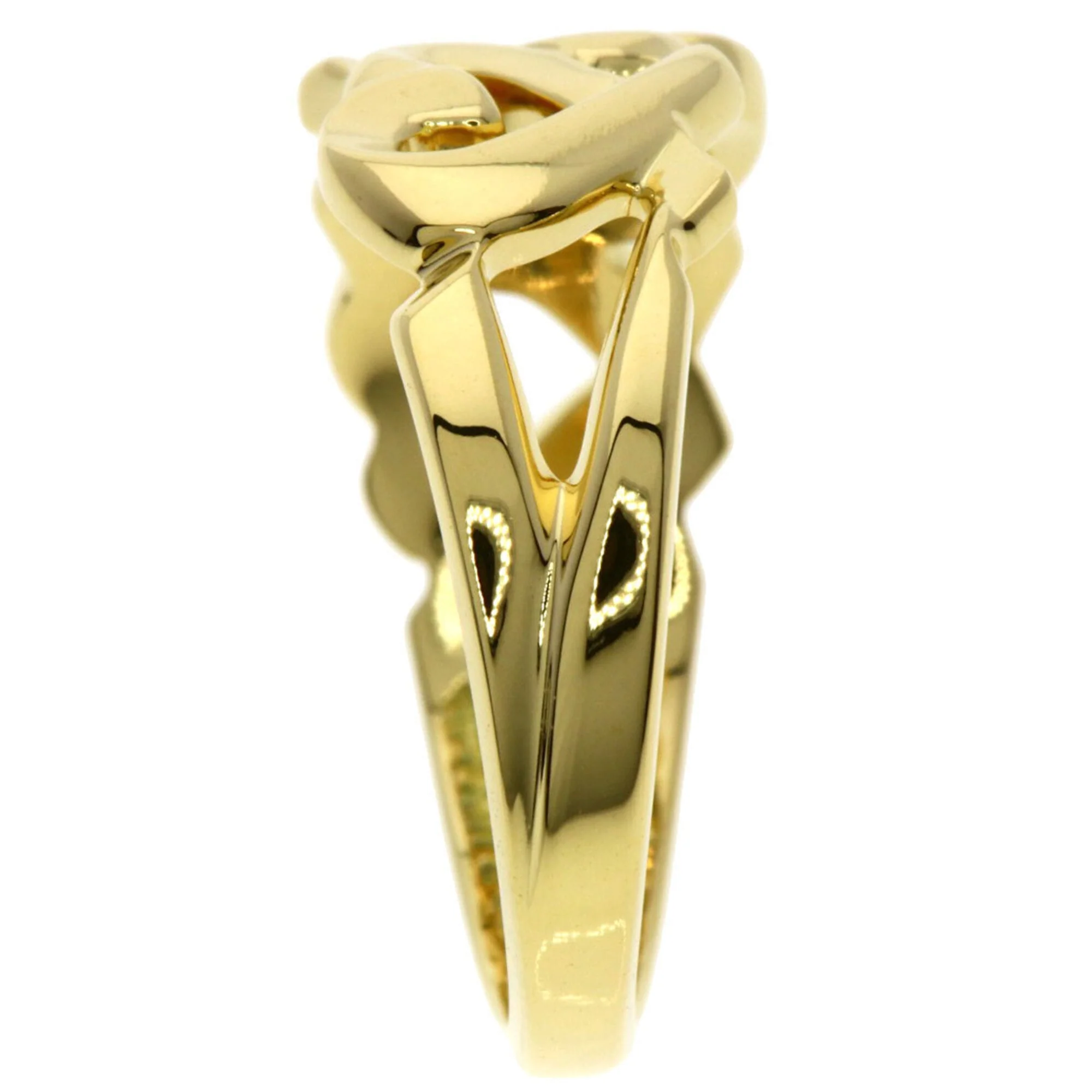 Triple Loving Heart Ring 18K Yellow Gold - Image 3