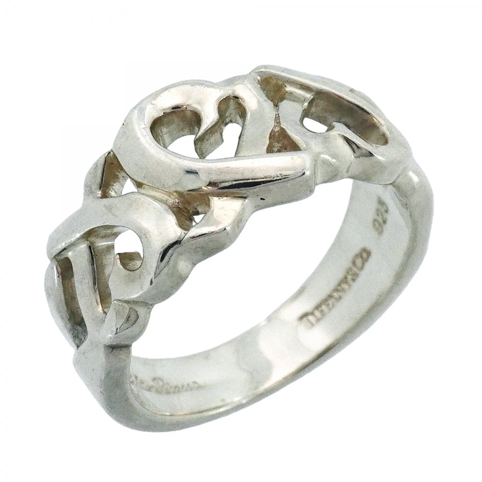 Triple Loving Heart Ring Sterling Silver