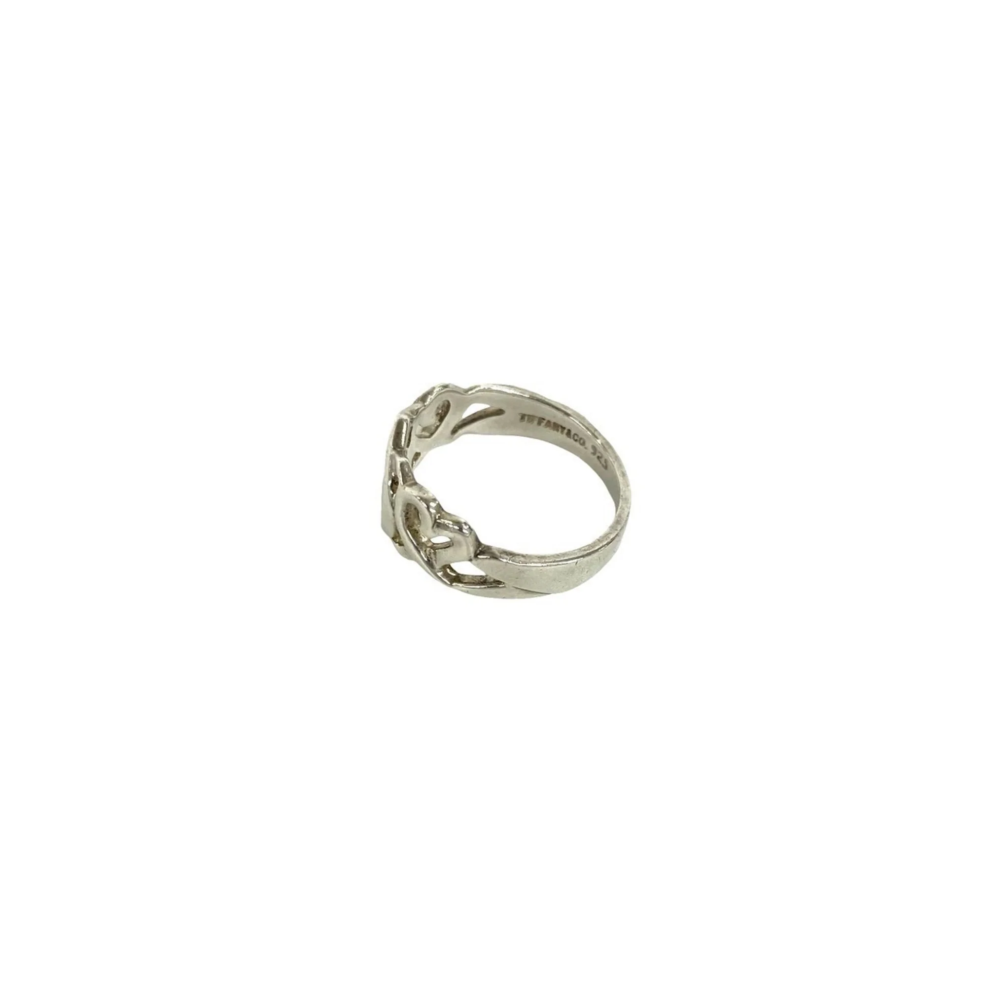 Triple Loving Heart Ring Sterling Silver - Image 4