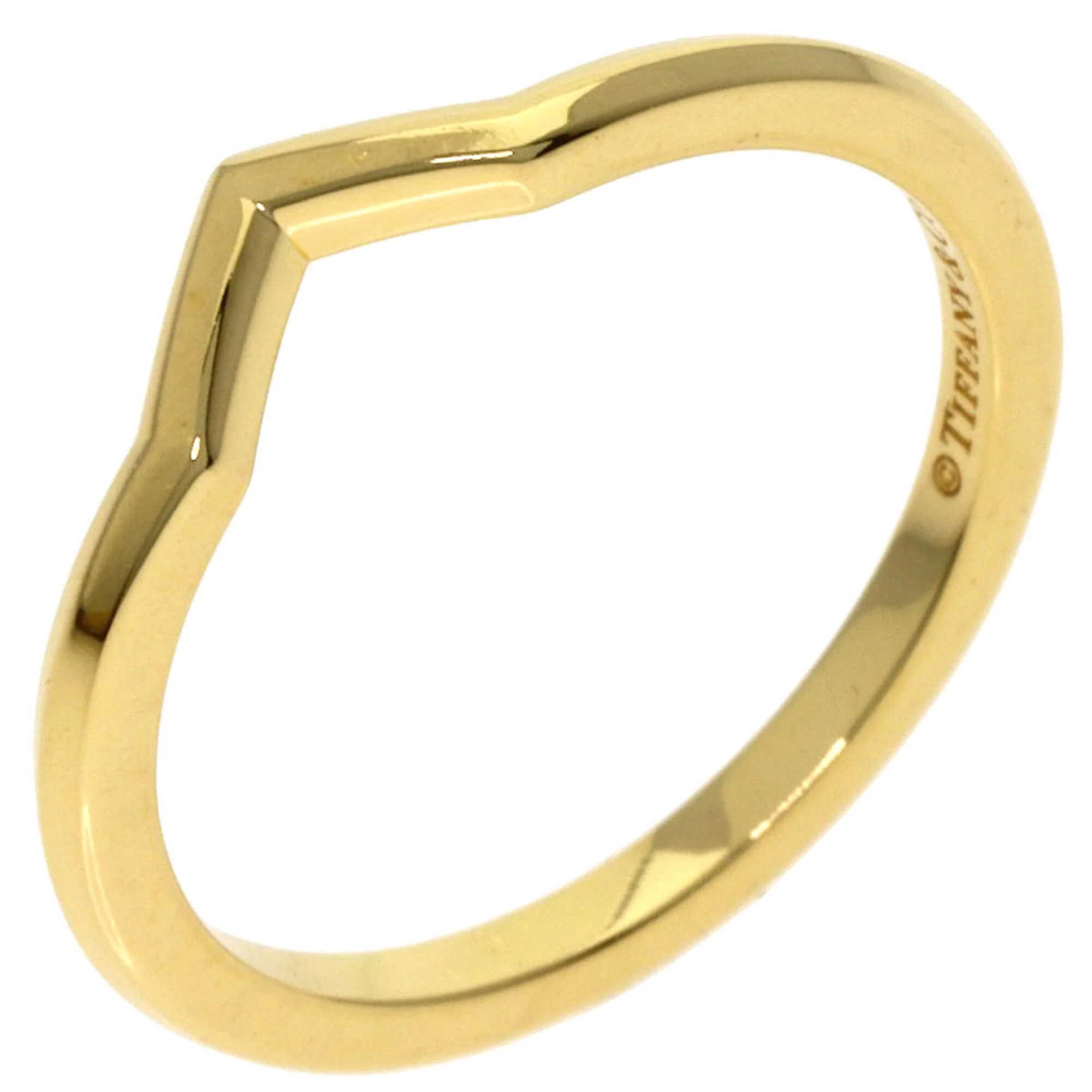 V-Band Ring 18K Yellow Gold - Image 2