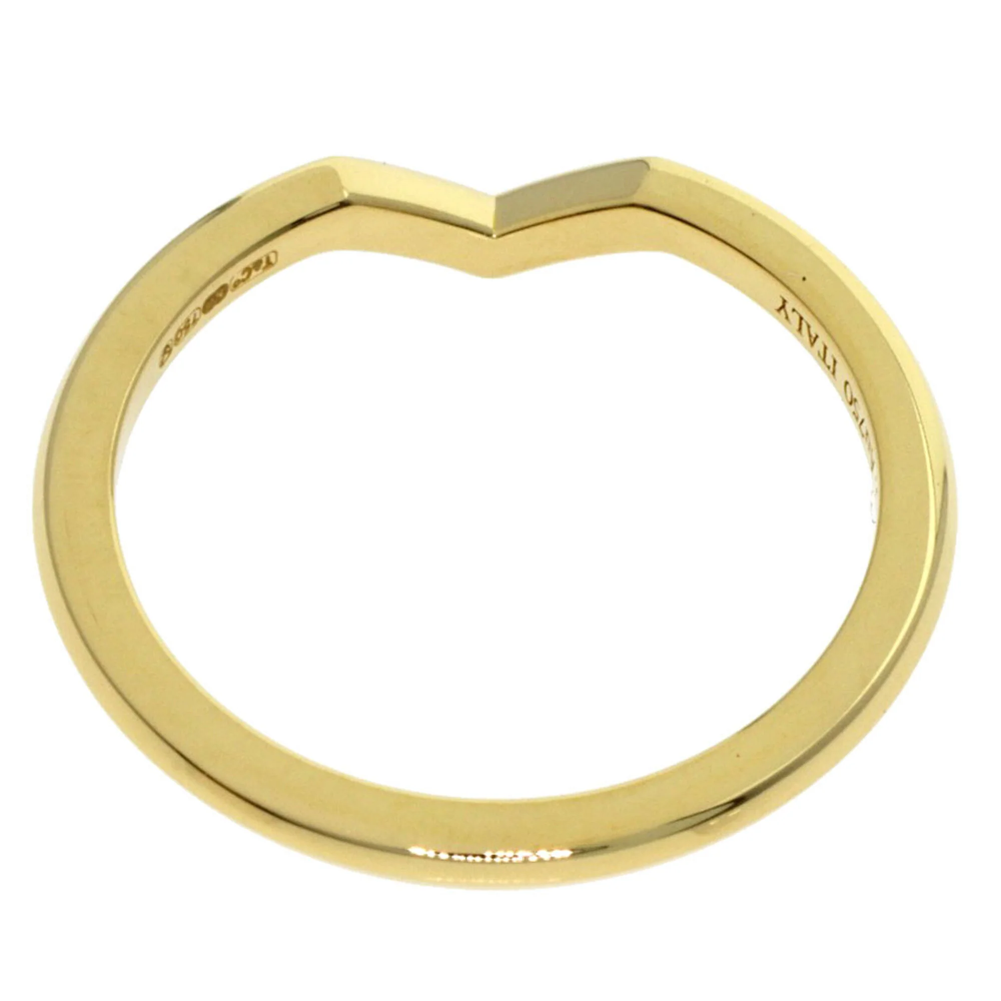 V-Band Ring 18K Yellow Gold - Image 4