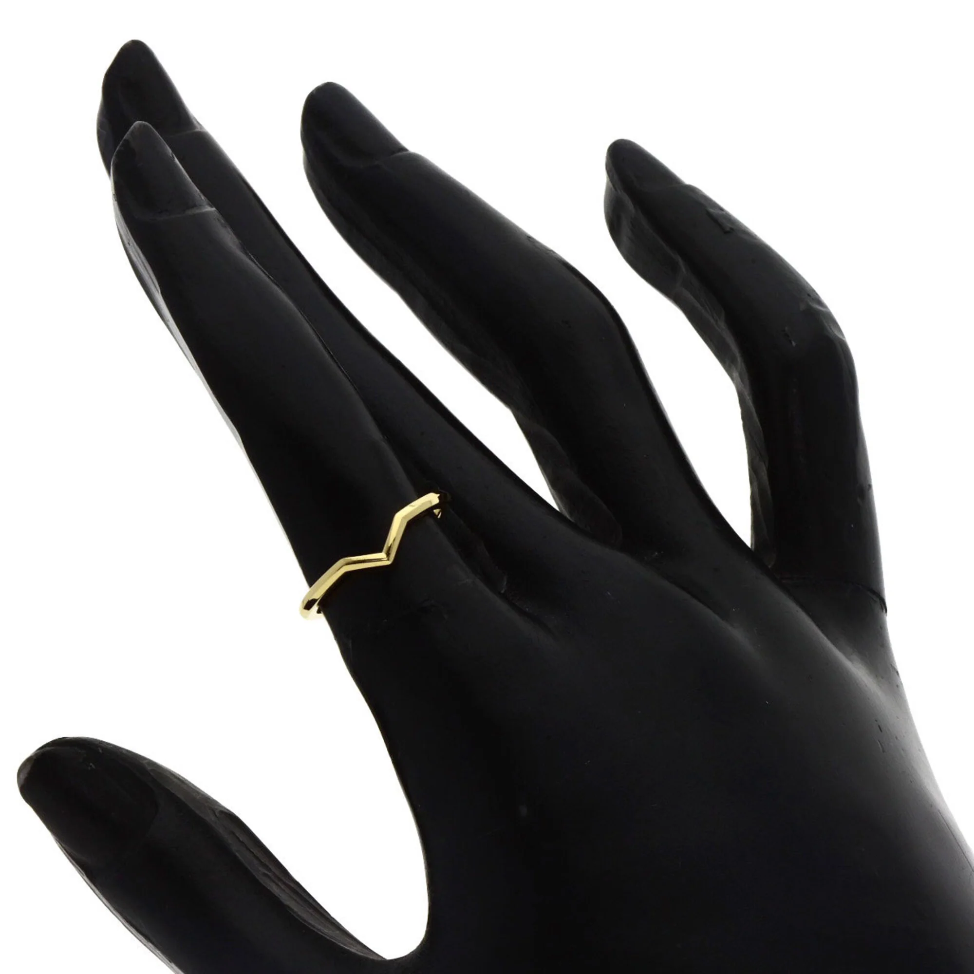 V-Band Ring 18K Yellow Gold - Image 7