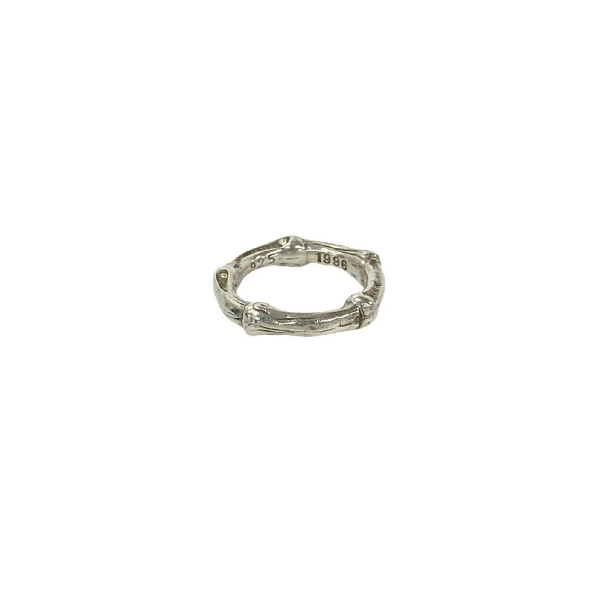 Vintage Bamboo Ring Sterling Silver - Image 4