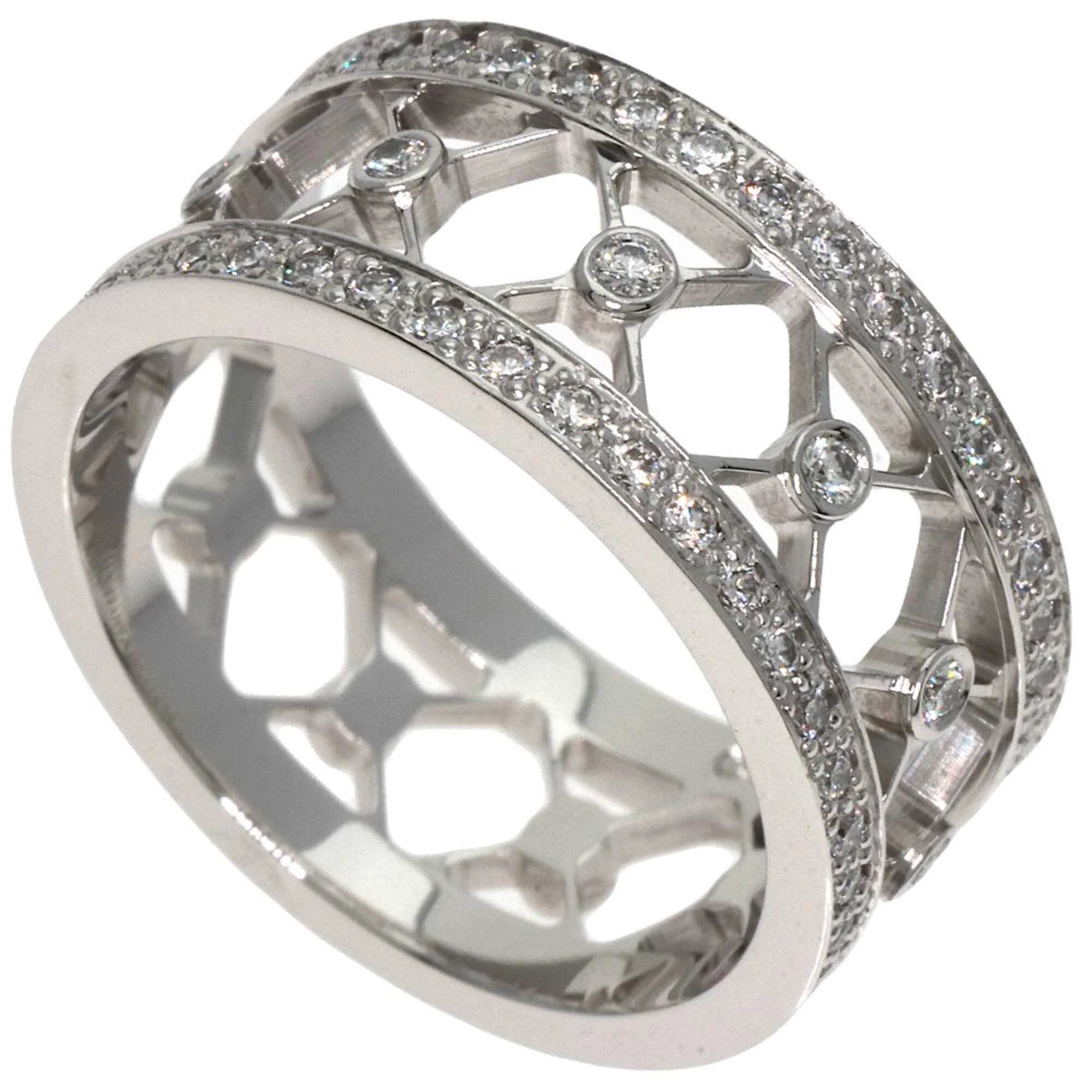 Voile Ring Platinum with Diamond