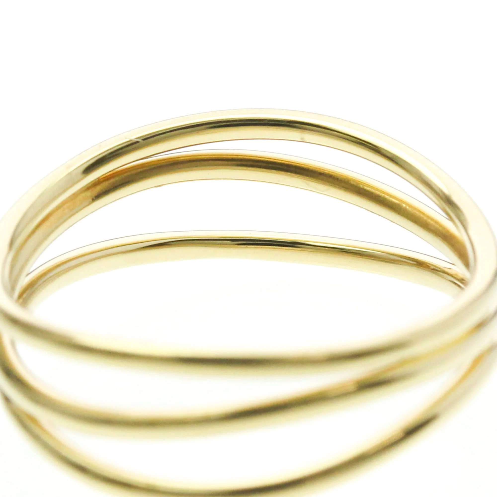 Wave Band Ring 18K Yellow Gold - Image 6