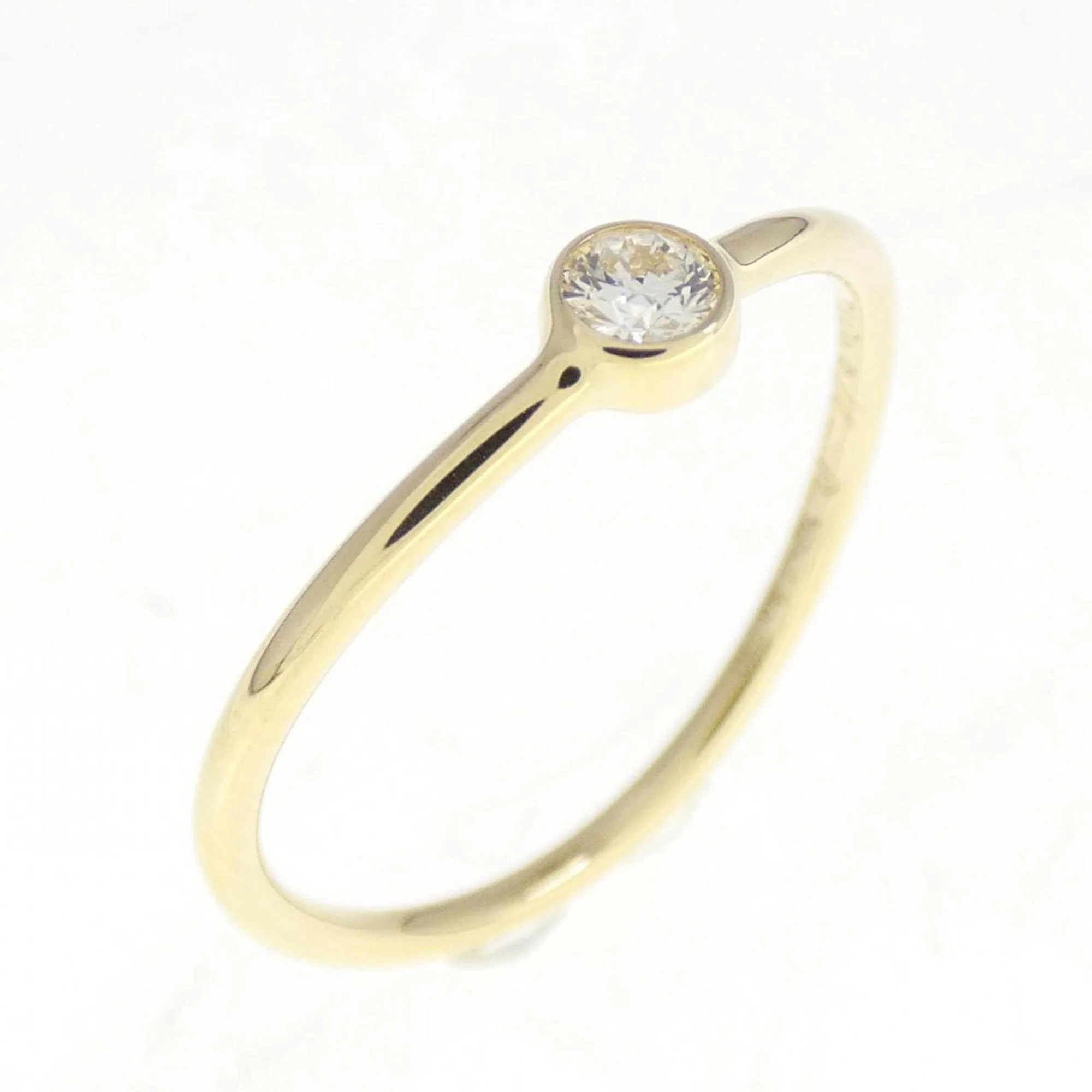 Wave Ring 18K Yellow Gold with Diamond