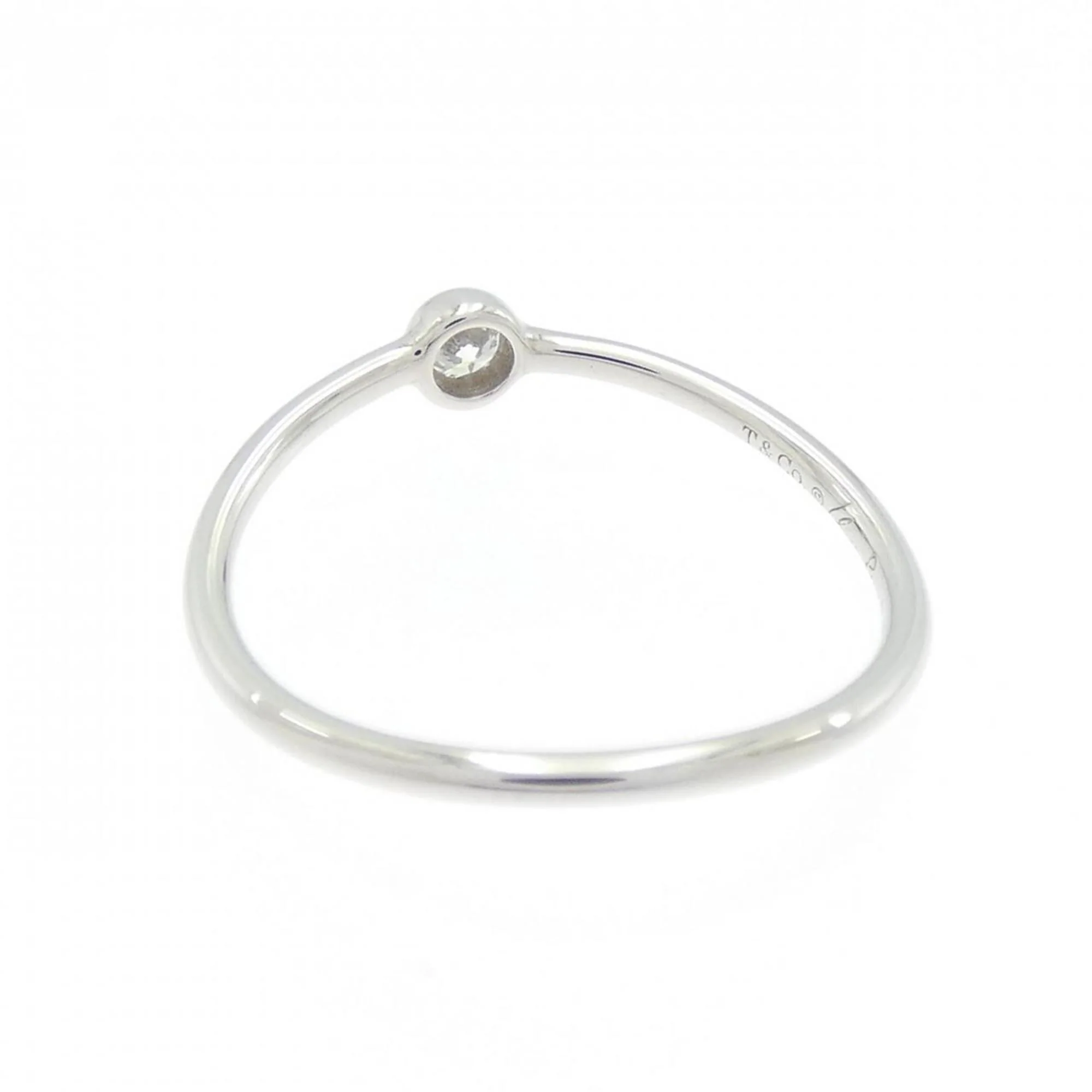 Wave Ring Platinum With Diamond - Image 3