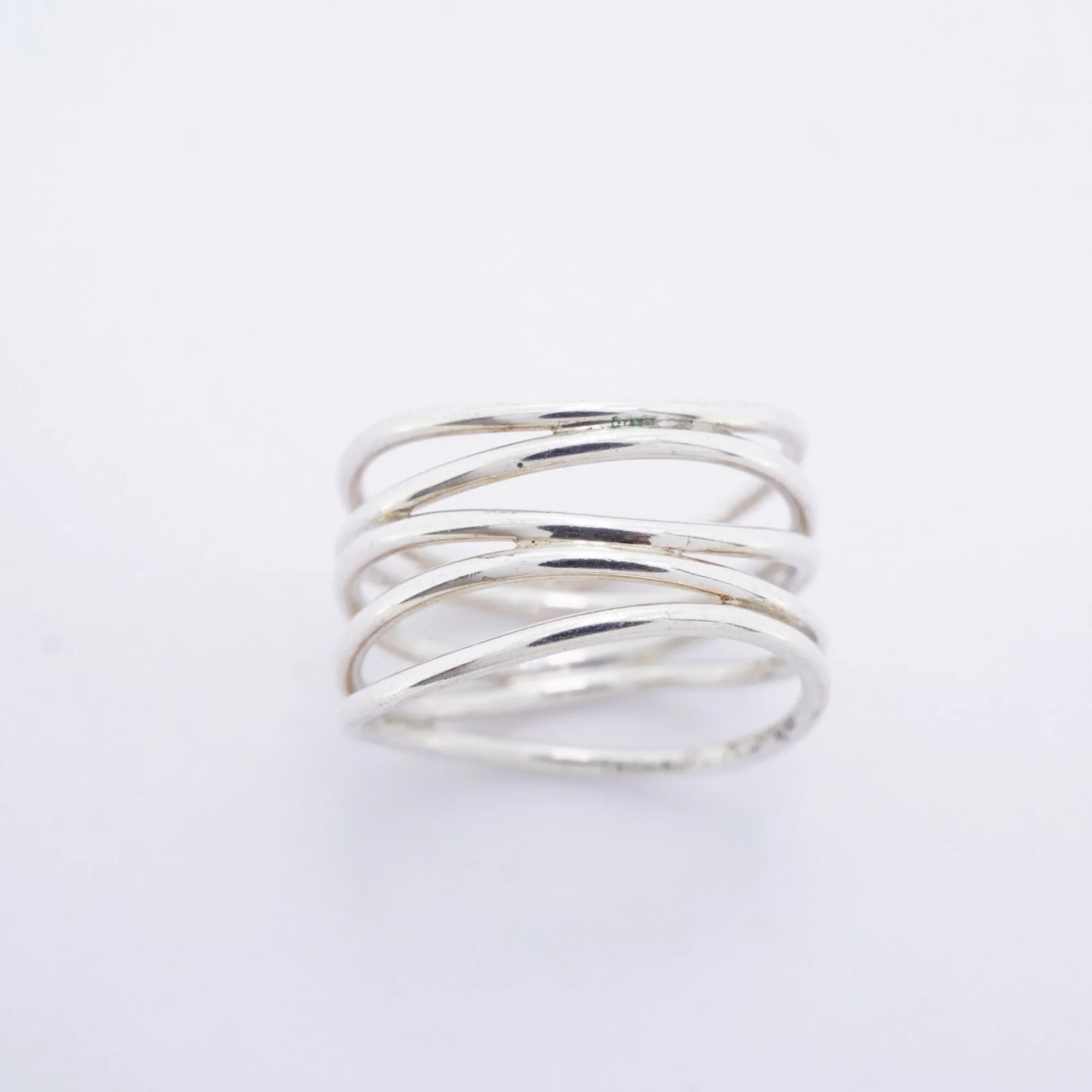 Wave Ring Sterling Silver - Image 2
