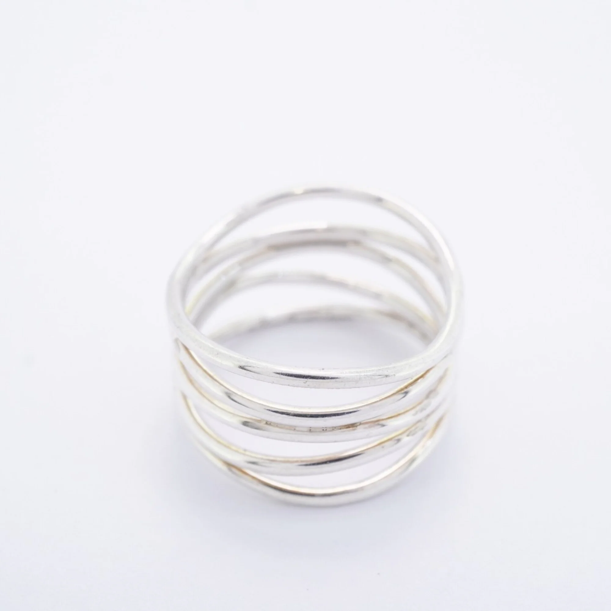 Wave Ring Sterling Silver - Image 3