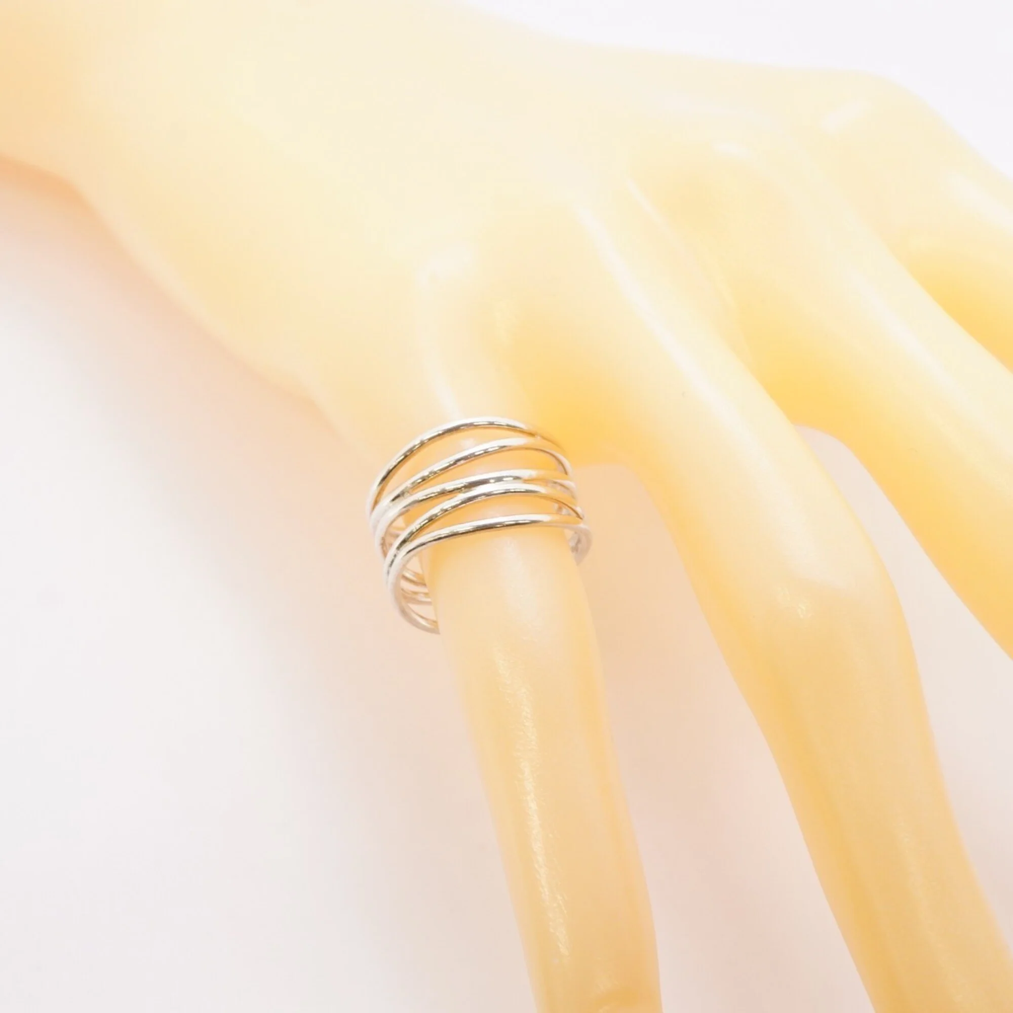 Wave Ring Sterling Silver - Image 7