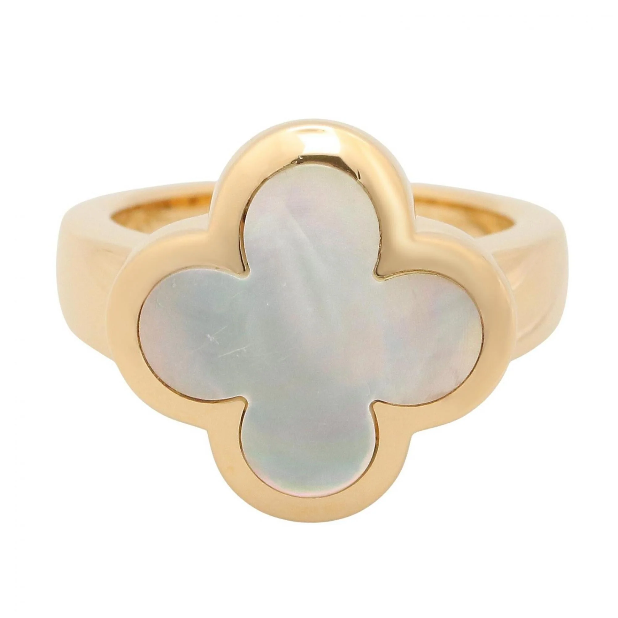 Alhambra Ring 18K Yellow Gold and Mother of Pearl - Image 2