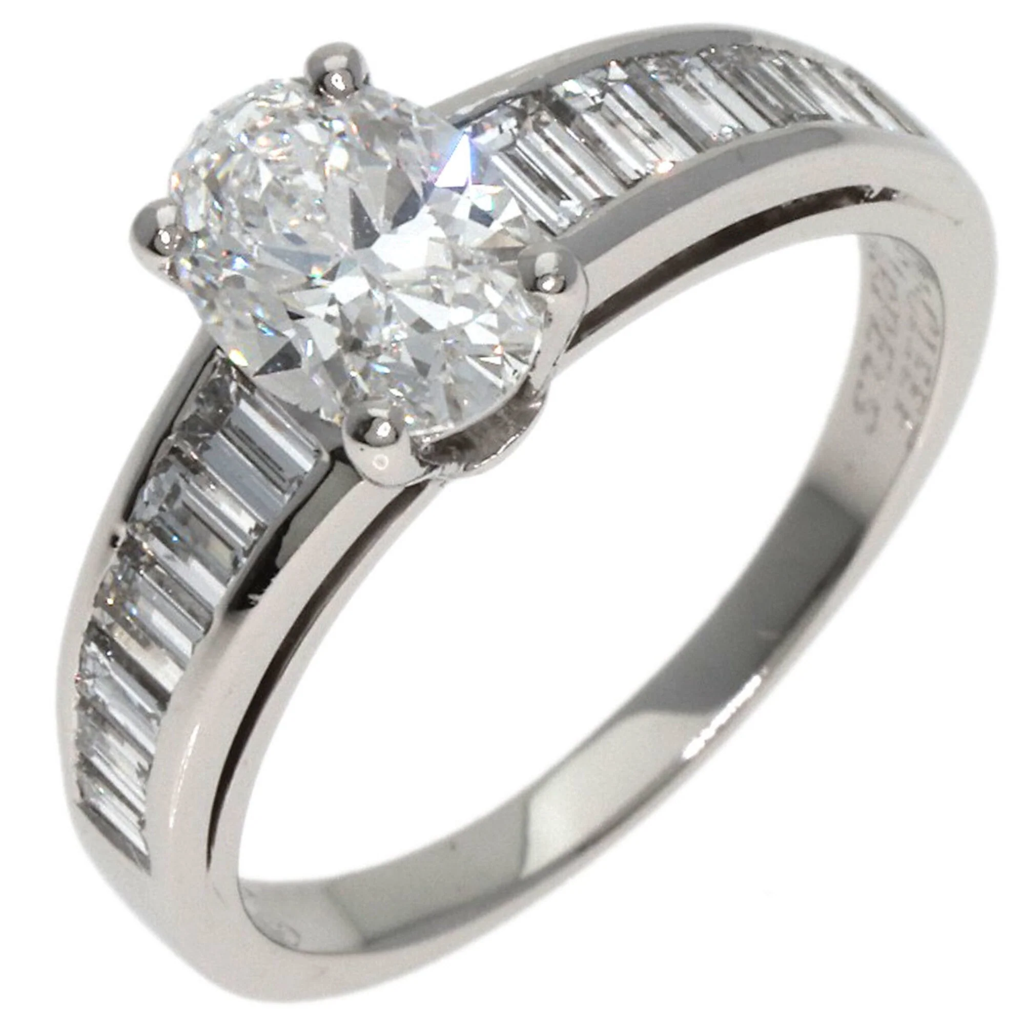 Band Ring Platinum With Diamond - Image 2