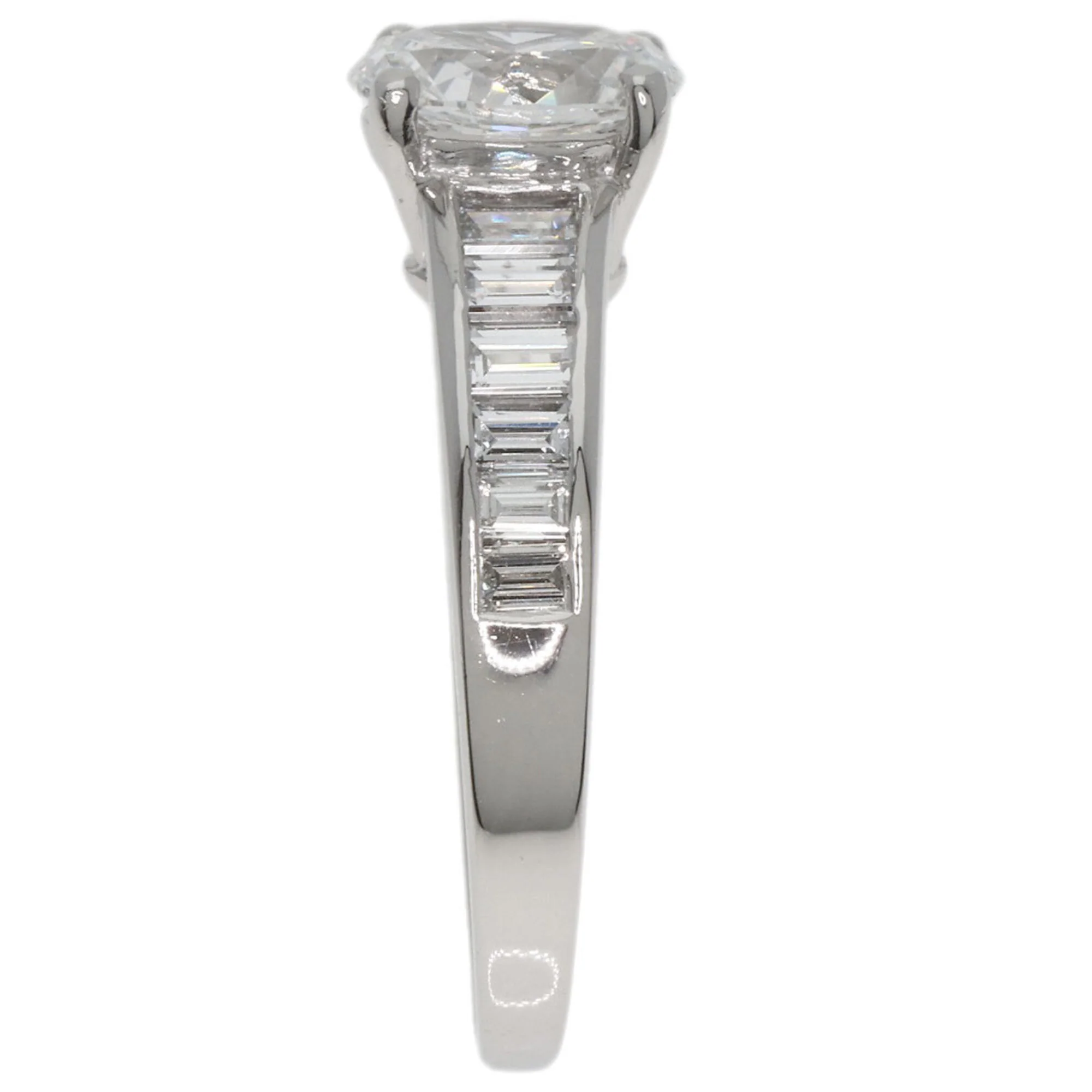 Band Ring Platinum With Diamond - Image 3