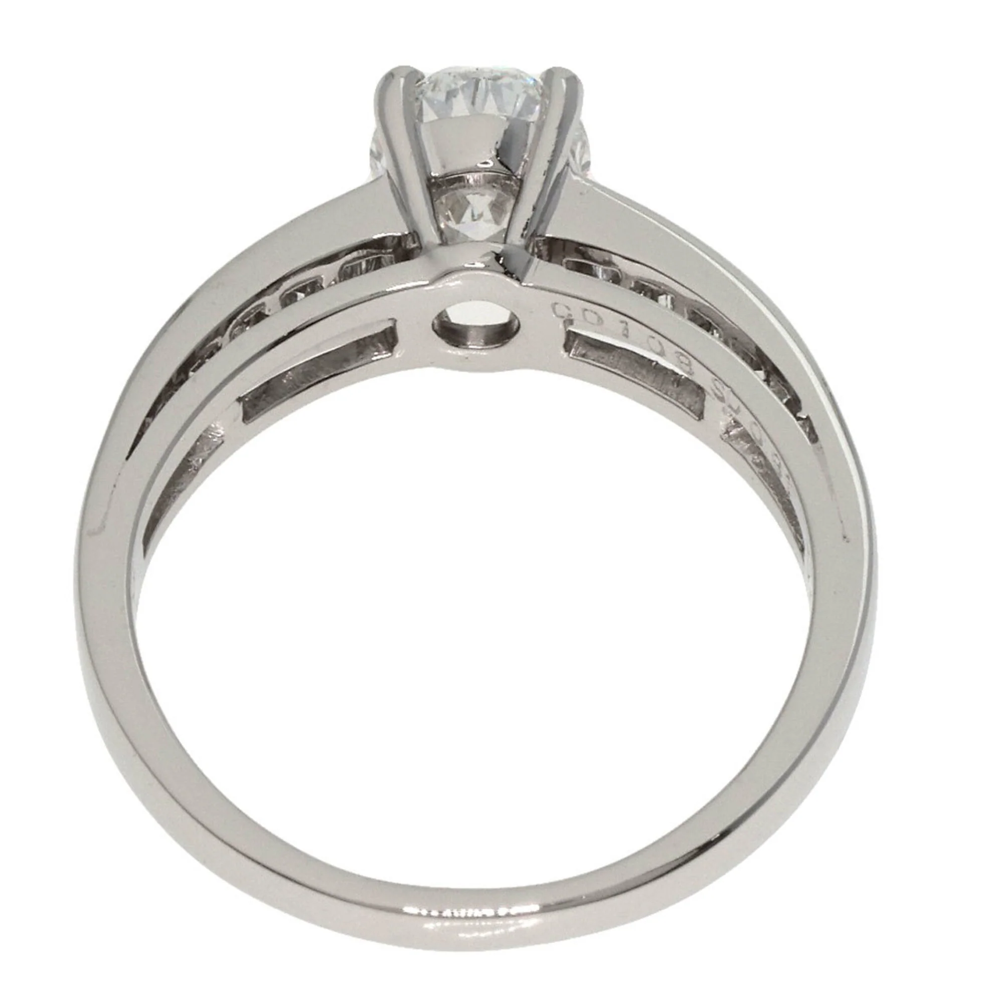 Band Ring Platinum With Diamond - Image 4