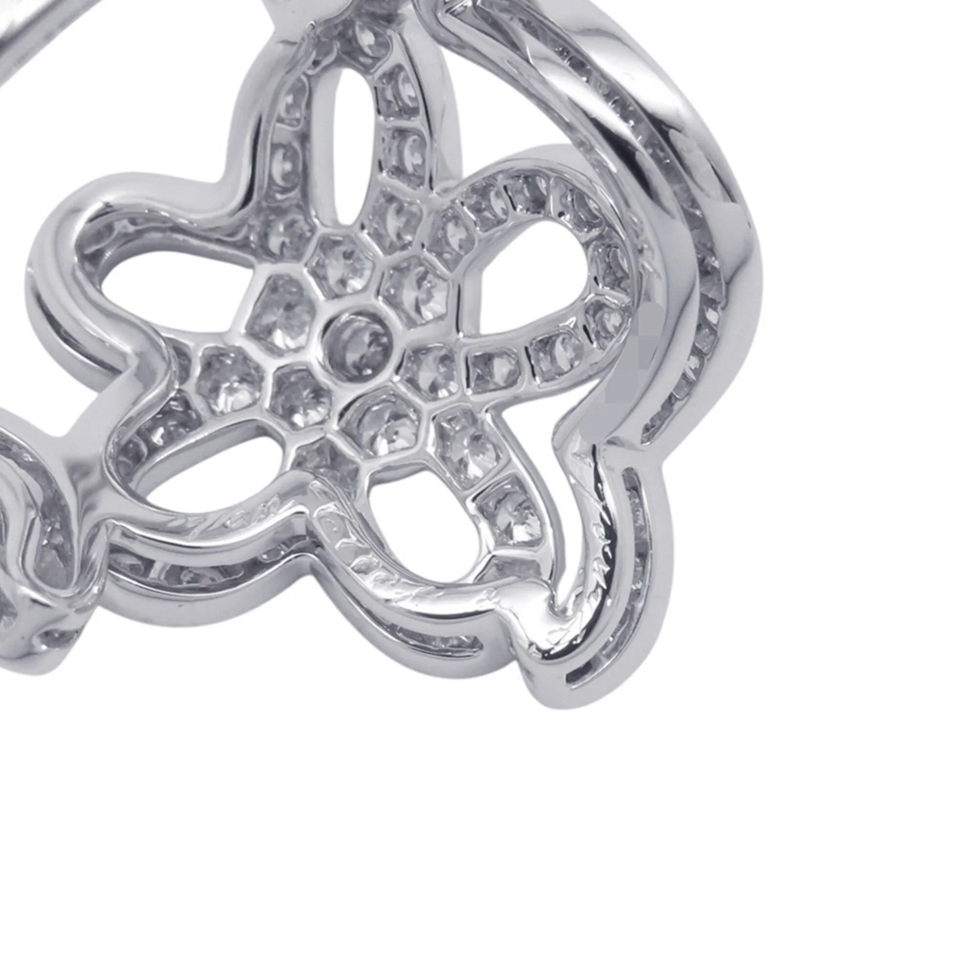 Dentelle Ring 18K White Gold with Diamond - Image 8