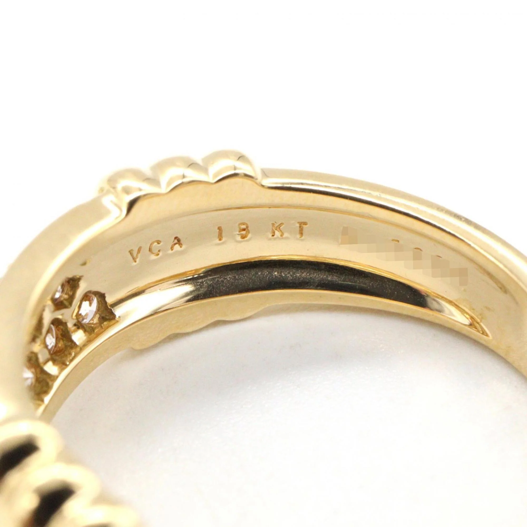 Ring 18K Yellow Gold with Diamond - Image 4