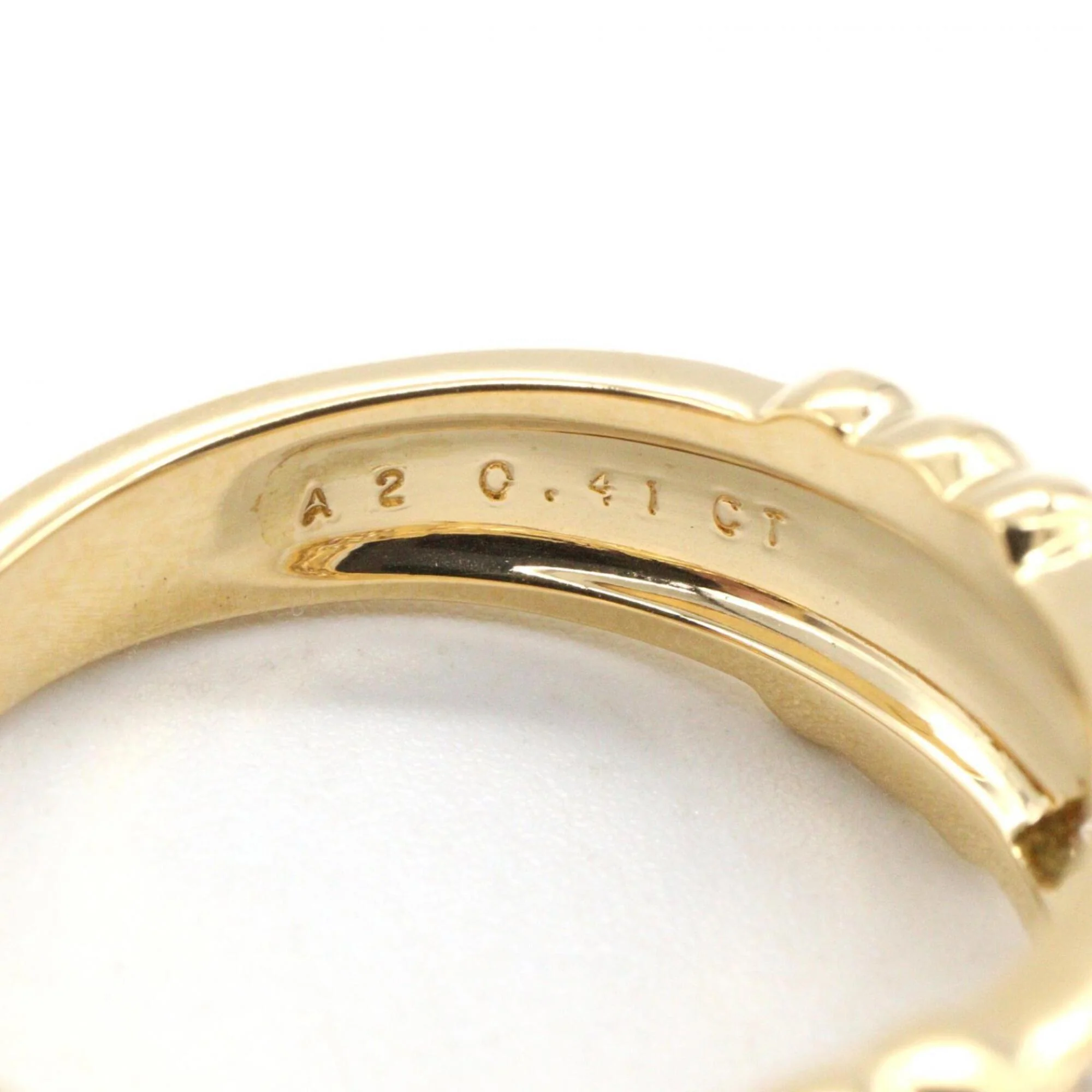 Ring 18K Yellow Gold with Diamond - Image 5