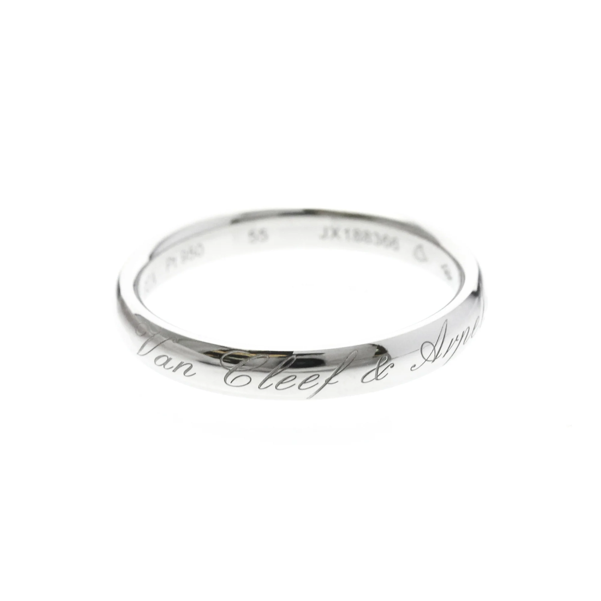 Senior Tulle Band Ring Platinum