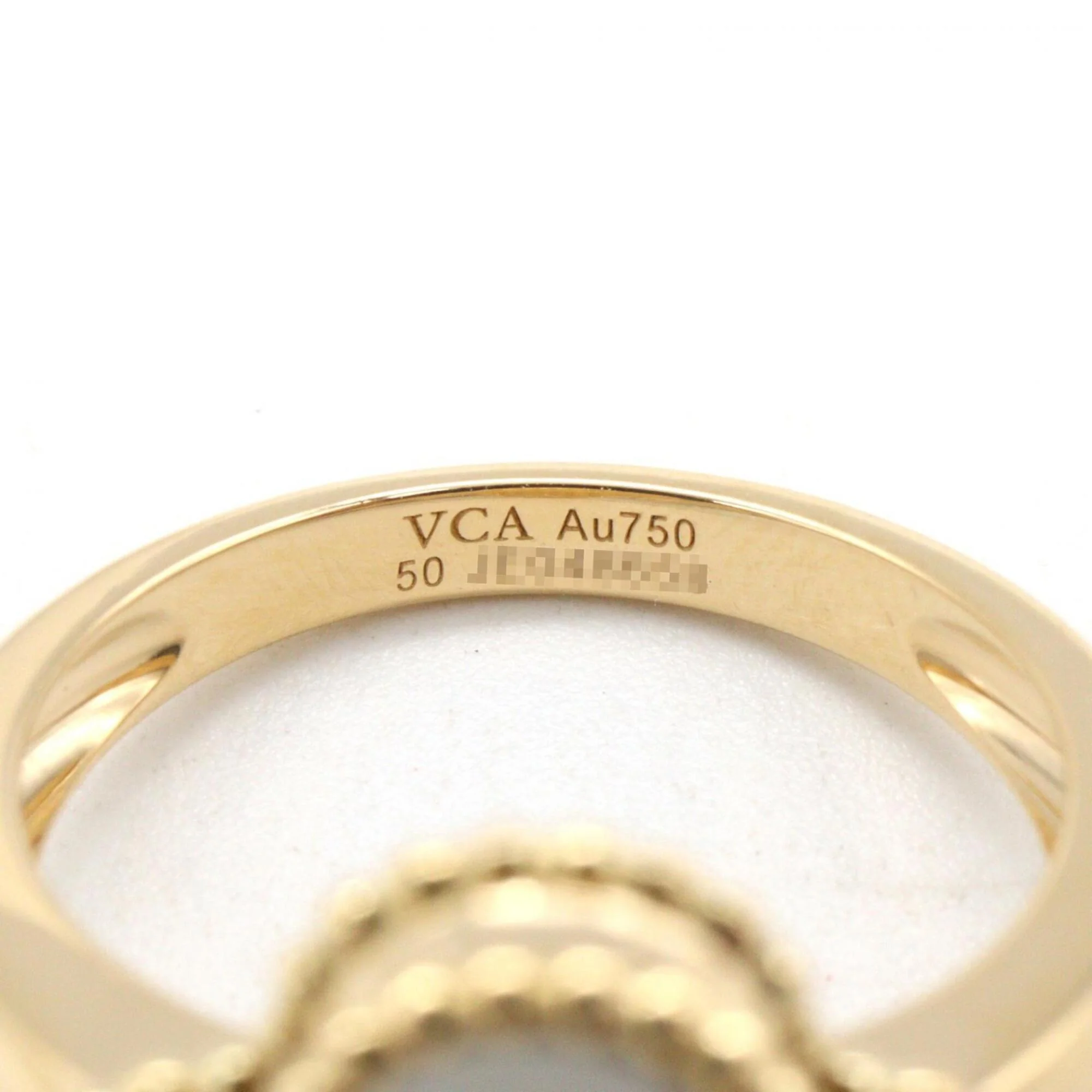 Vintage Alhambra Ring 18K Yellow Gold - Image 4