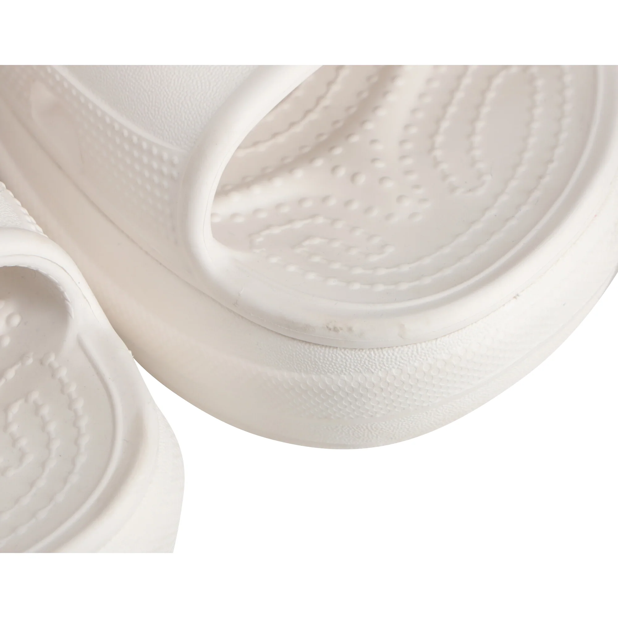 Women's Balenciaga x Crocs Pool Slide Sandals in White Rubber - Image 9
