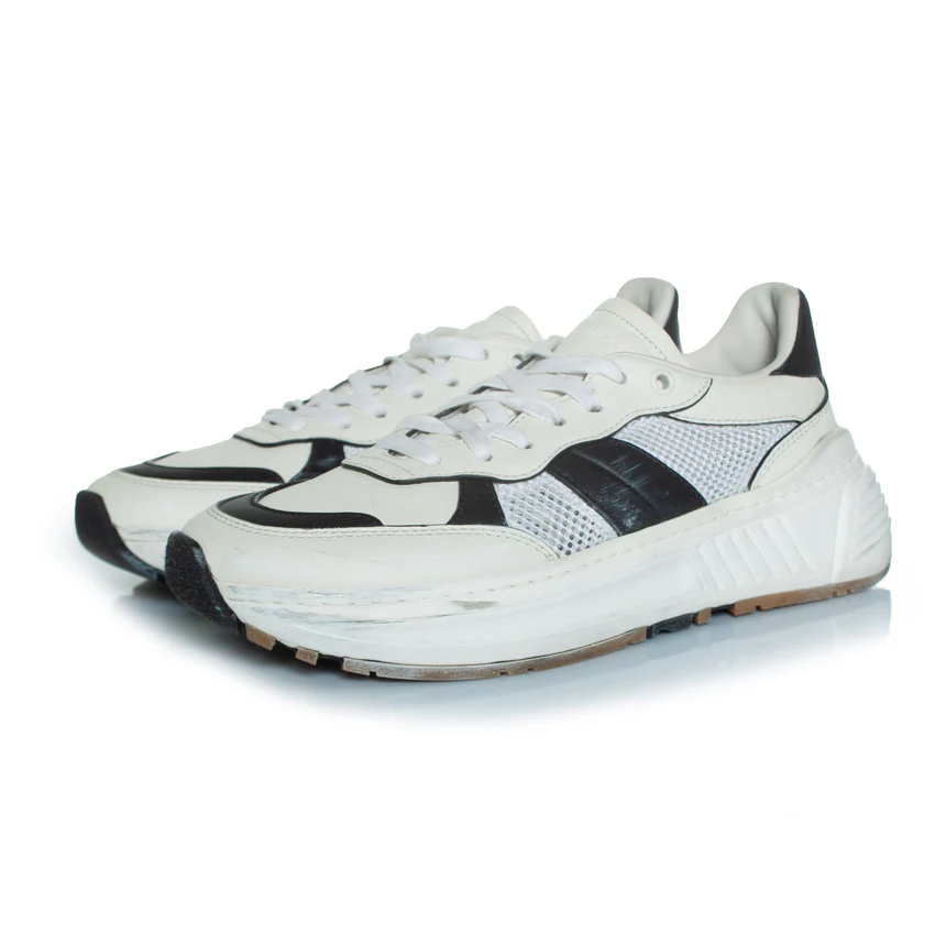 Men's Bottega Veneta speedster sneakers in white