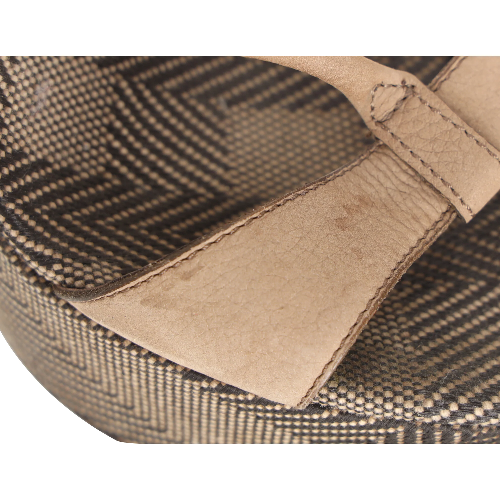 Women's Burberry Bow T-Strap Wedge Sandals in Brown Leather - Image 10