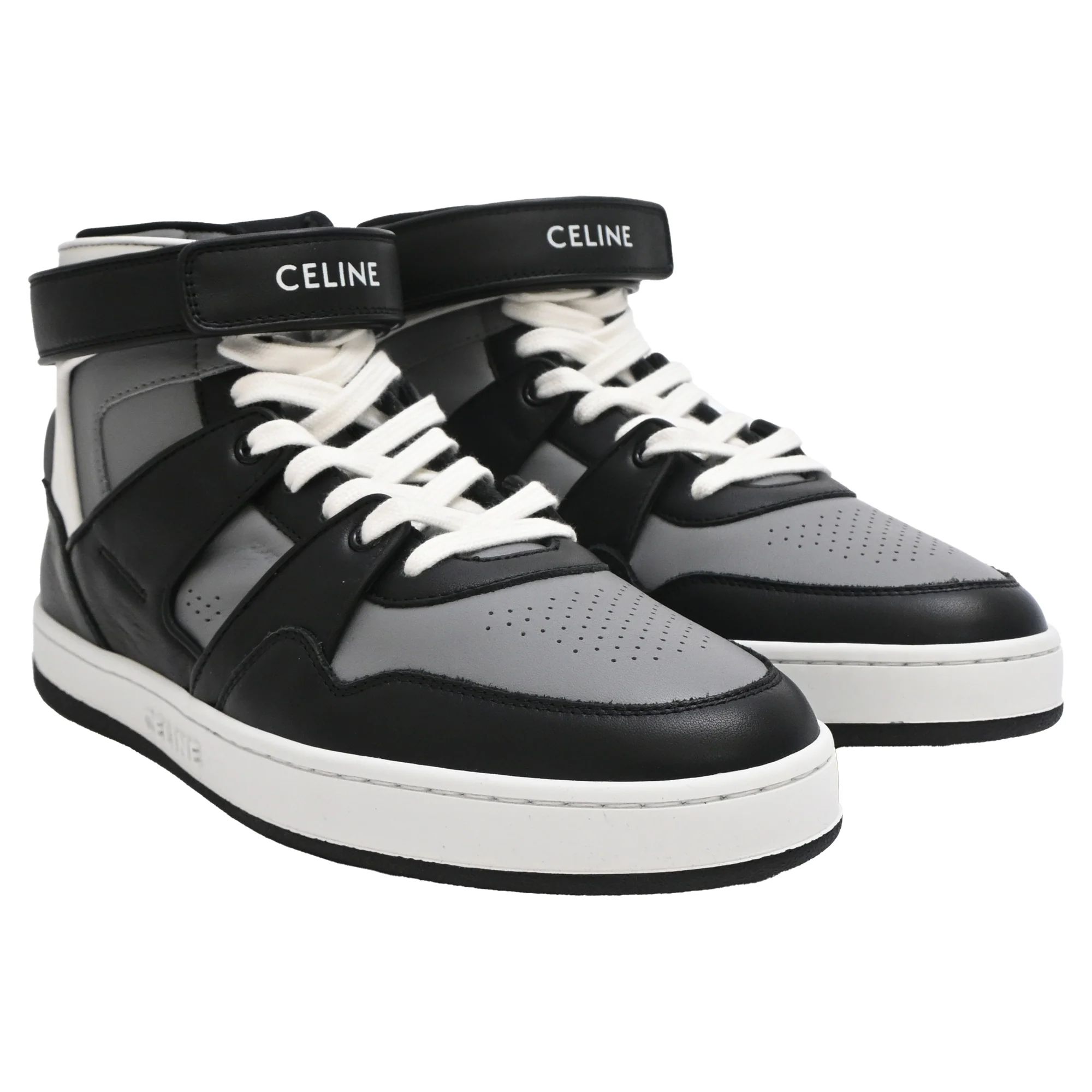 Men's Celine CT-05 High-Top Sneakers in Multicolor Calf Leather - Image 4