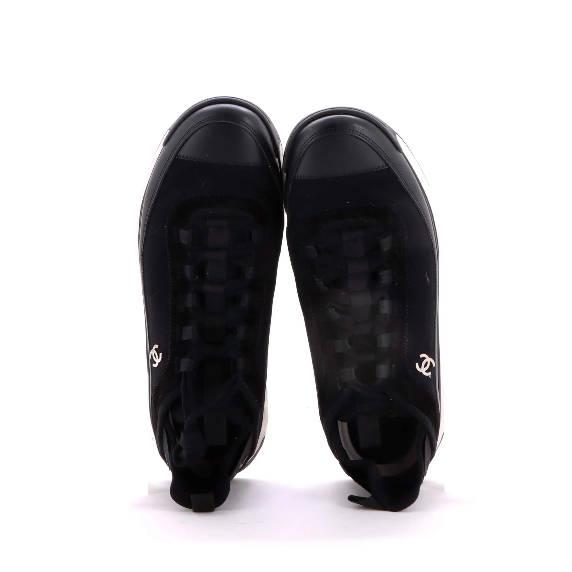 Men's CC Cap Toe Logo Sneakers Suede and Mixed Fibers - Image 2