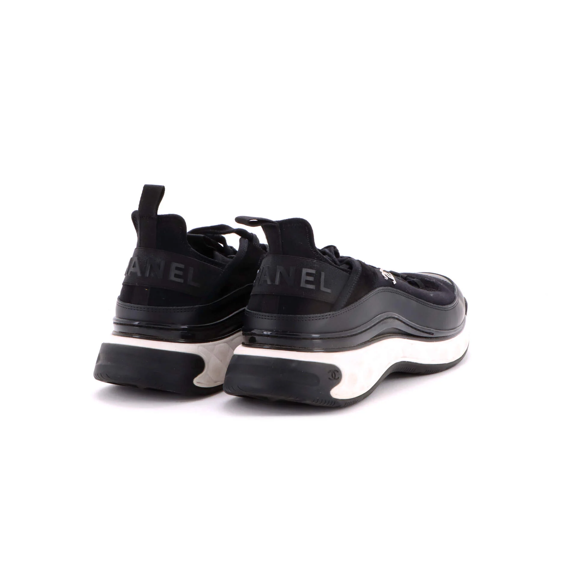 Men's CC Cap Toe Logo Sneakers Suede and Mixed Fibers - Image 3