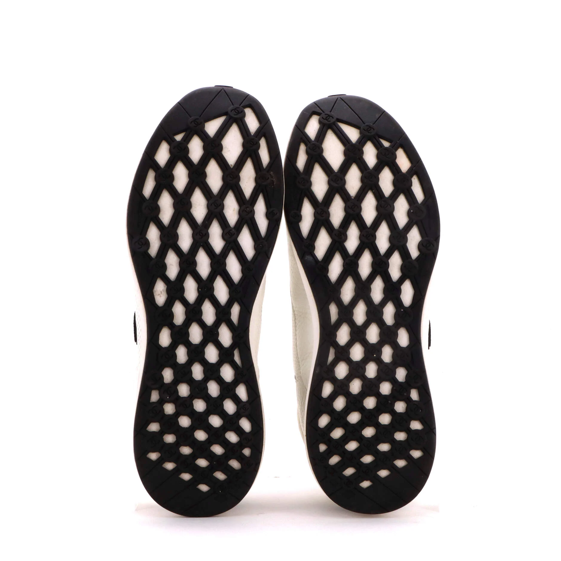 Men's CC Low-Top Sneakers Leather and Mesh - Image 4
