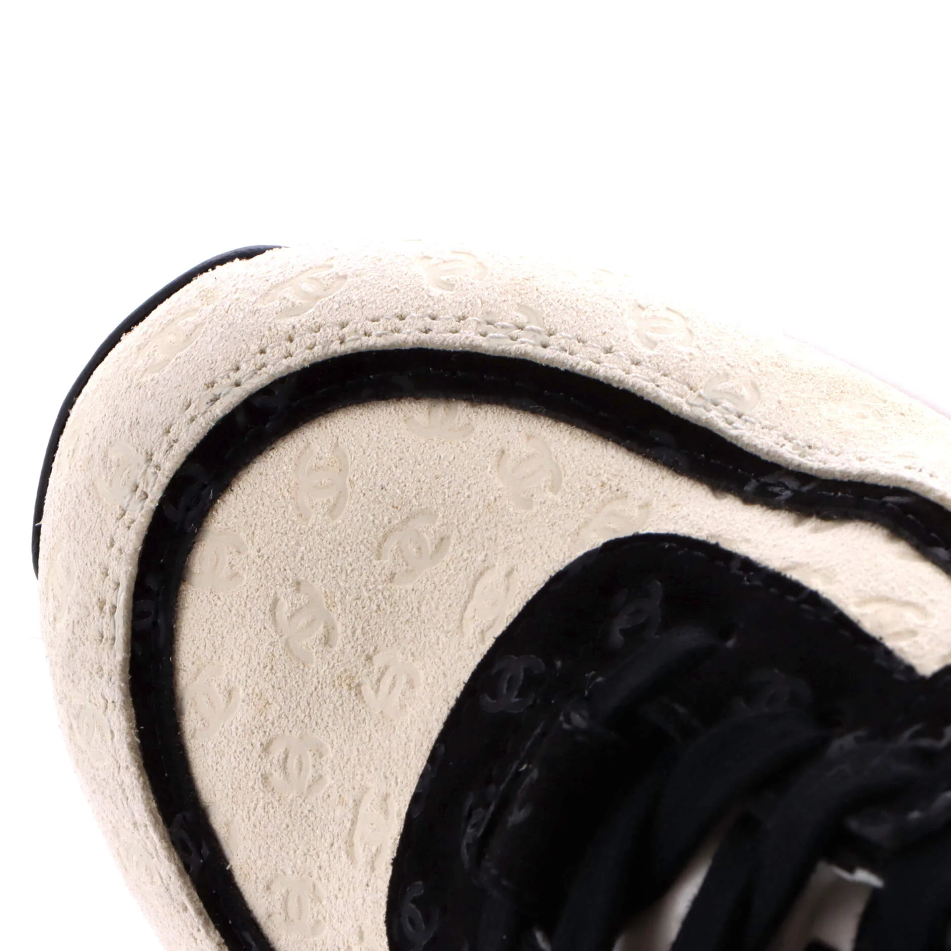 Women's CC All Over Print Low-Top Sneakers Suede - Image 5