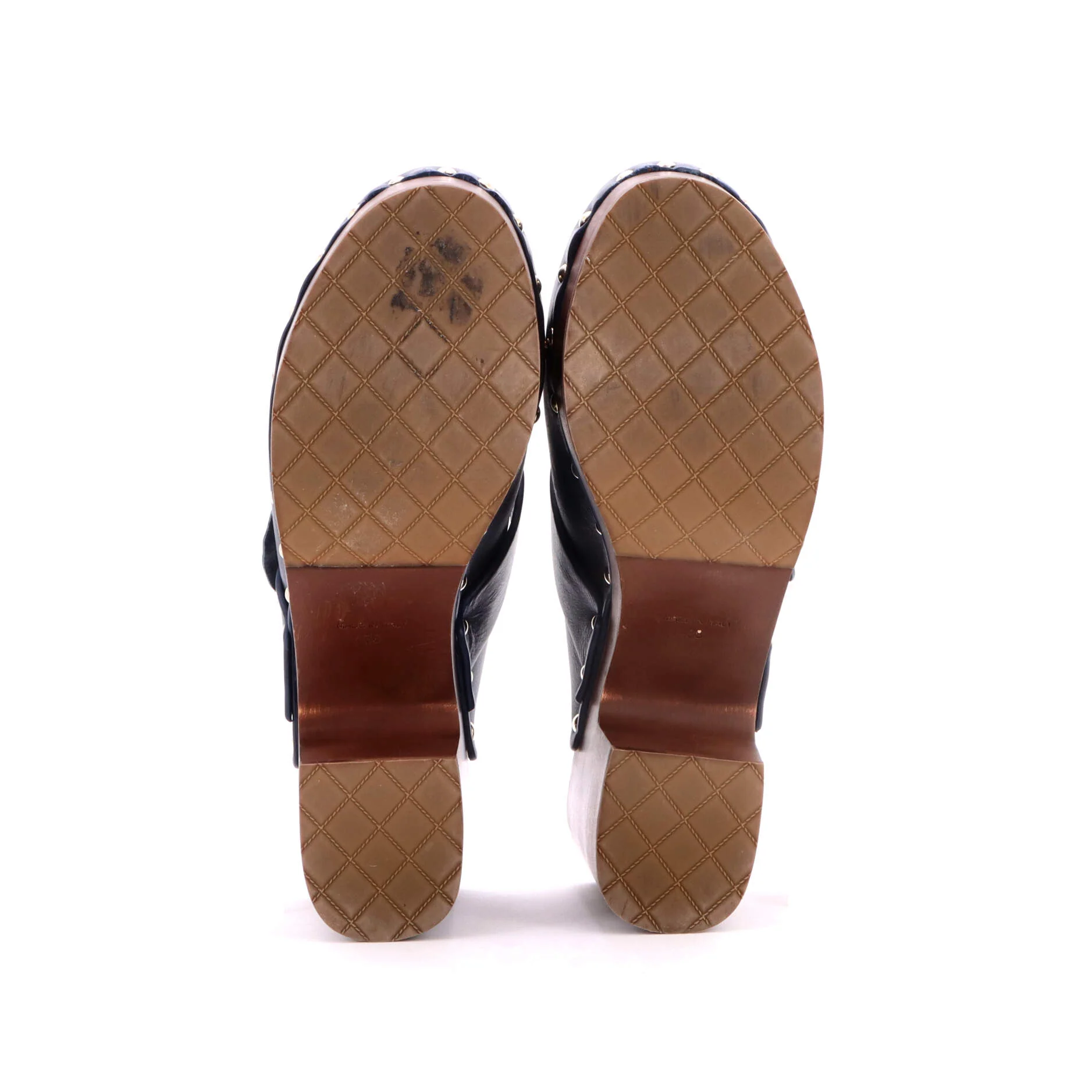 Women's CC Camellia Clogs Studded Leather - Image 4