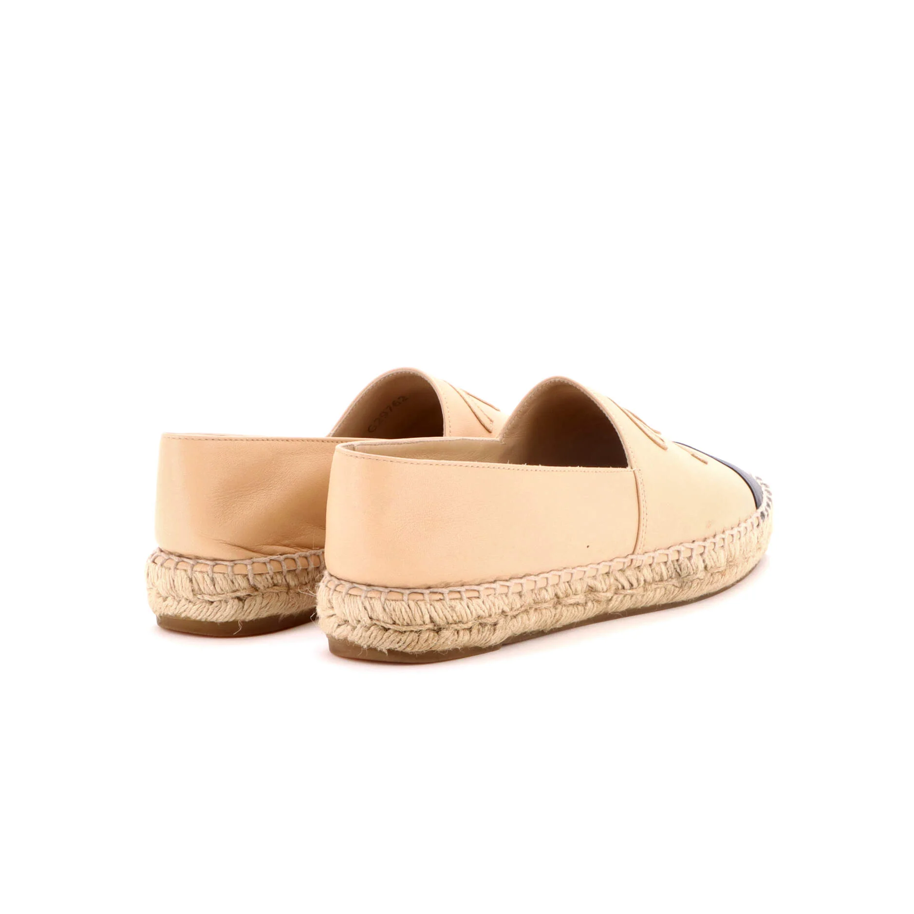 Women's CC Cap Toe Espadrilles Leather - Image 3