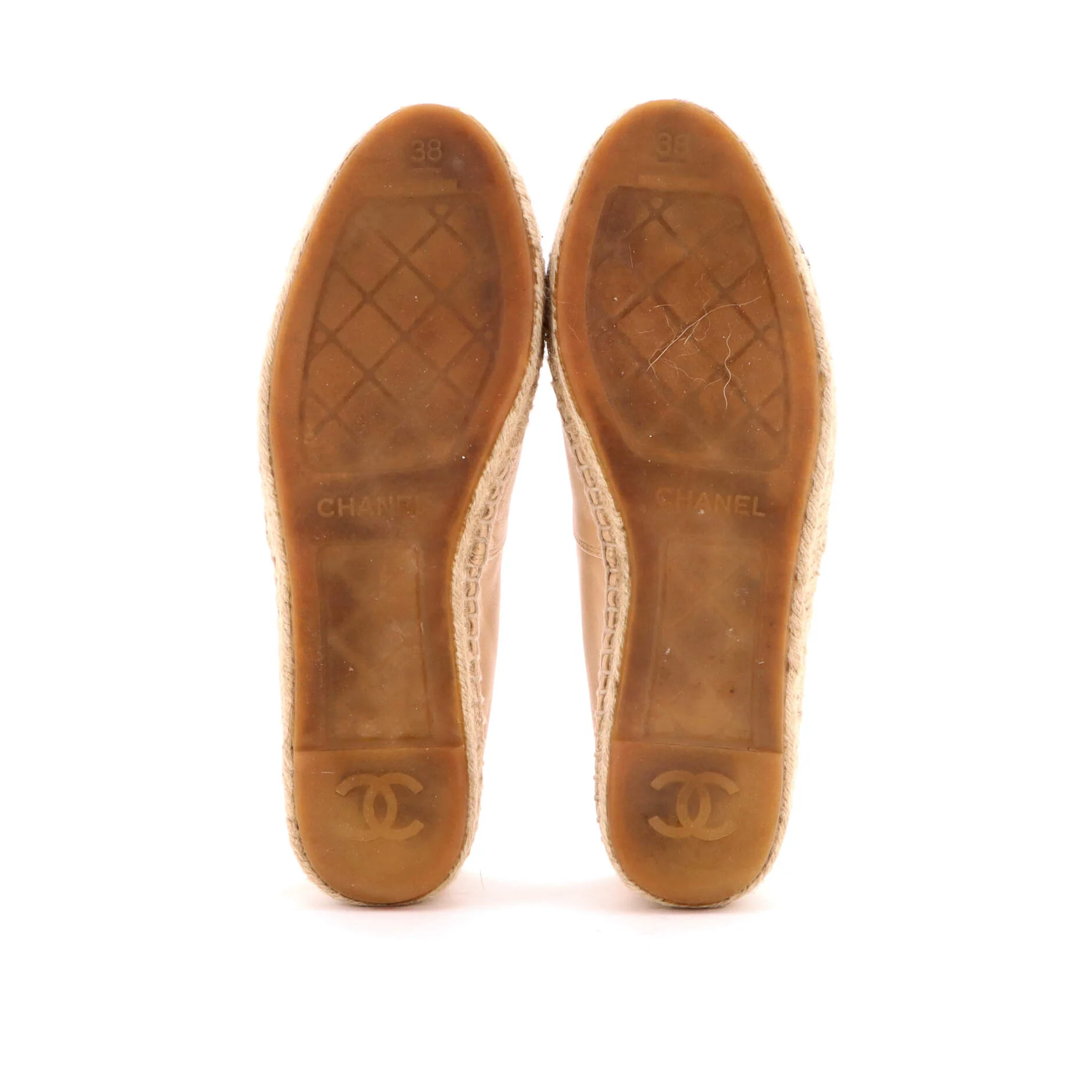 Women's CC Cap Toe Espadrilles Leather - Image 4