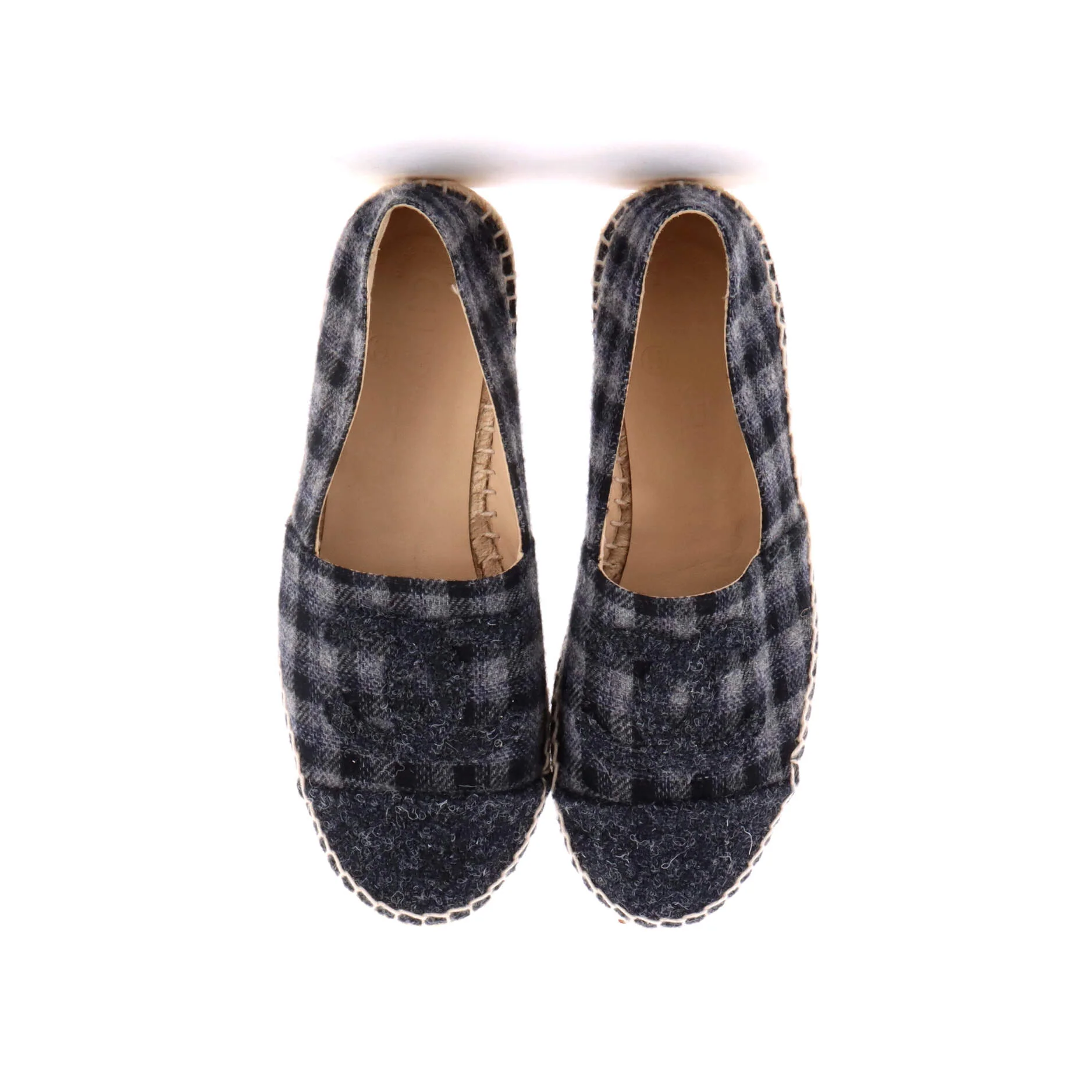 Women's CC Cap Toe Espadrilles Wool - Image 2