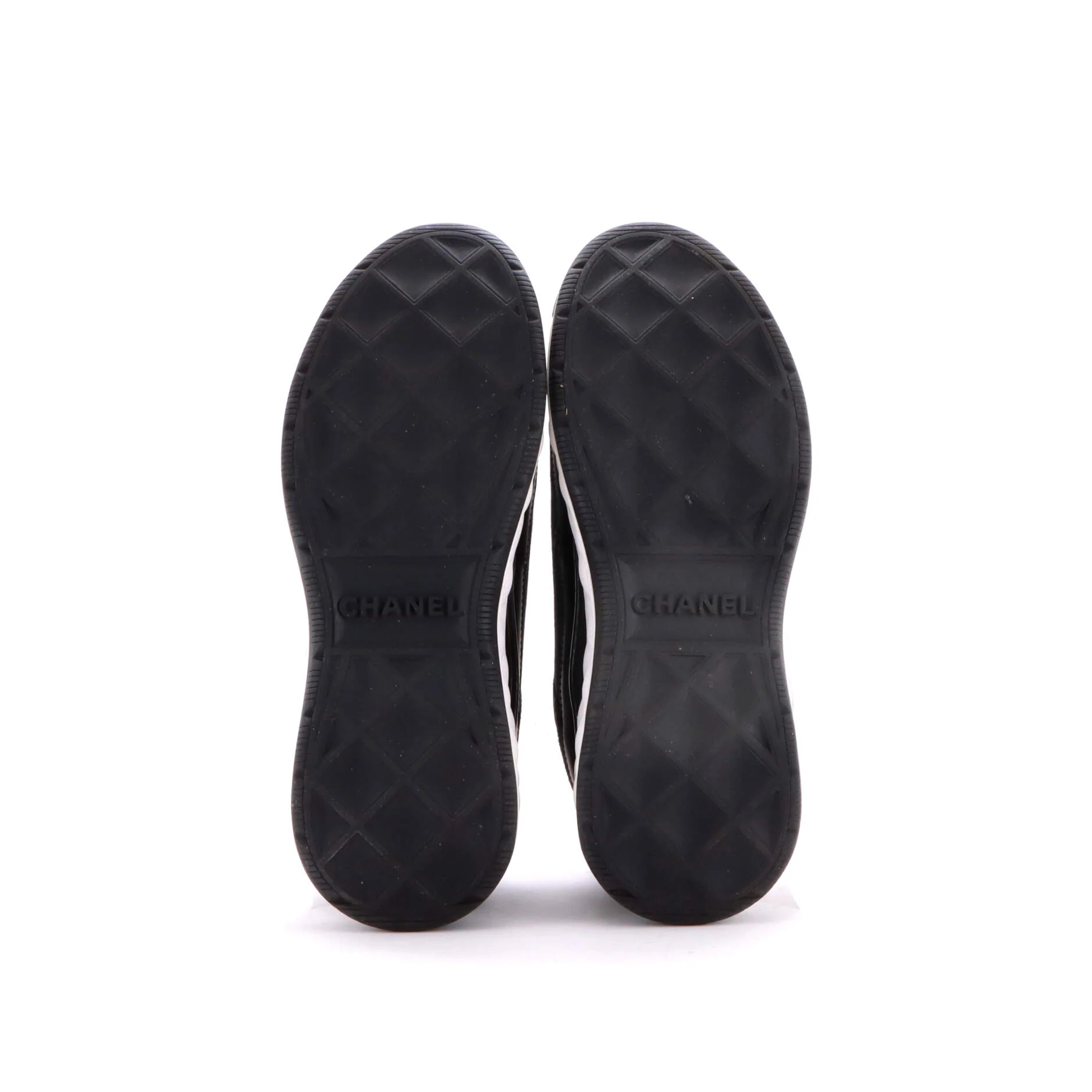 Women's CC Cap Toe Logo Sneakers Suede and Leather - Image 4