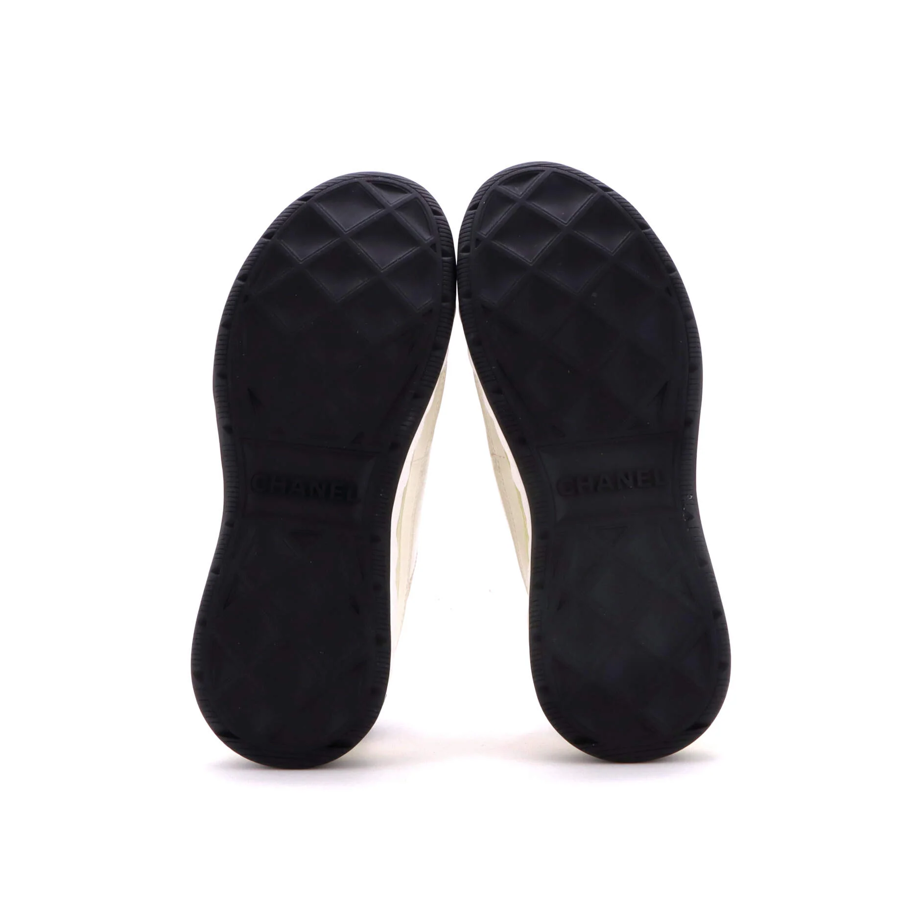 Women's CC Cap Toe Logo Sneakers Suede and Mixed Fibers - Image 4